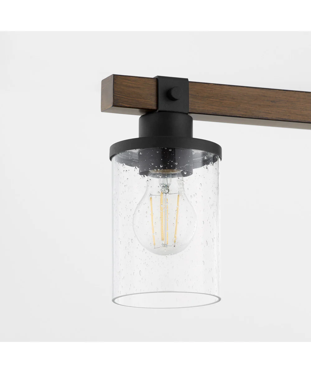Alpine 4-light Bath Vanity Light Textured Black Walnut - Image 4