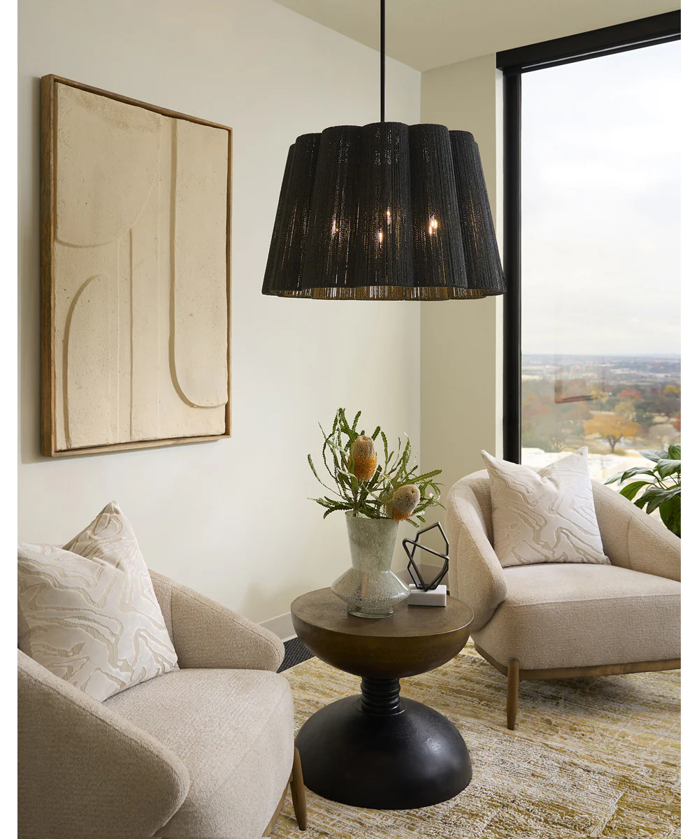 Anton 3-light Pendant Matte Black - Image 6