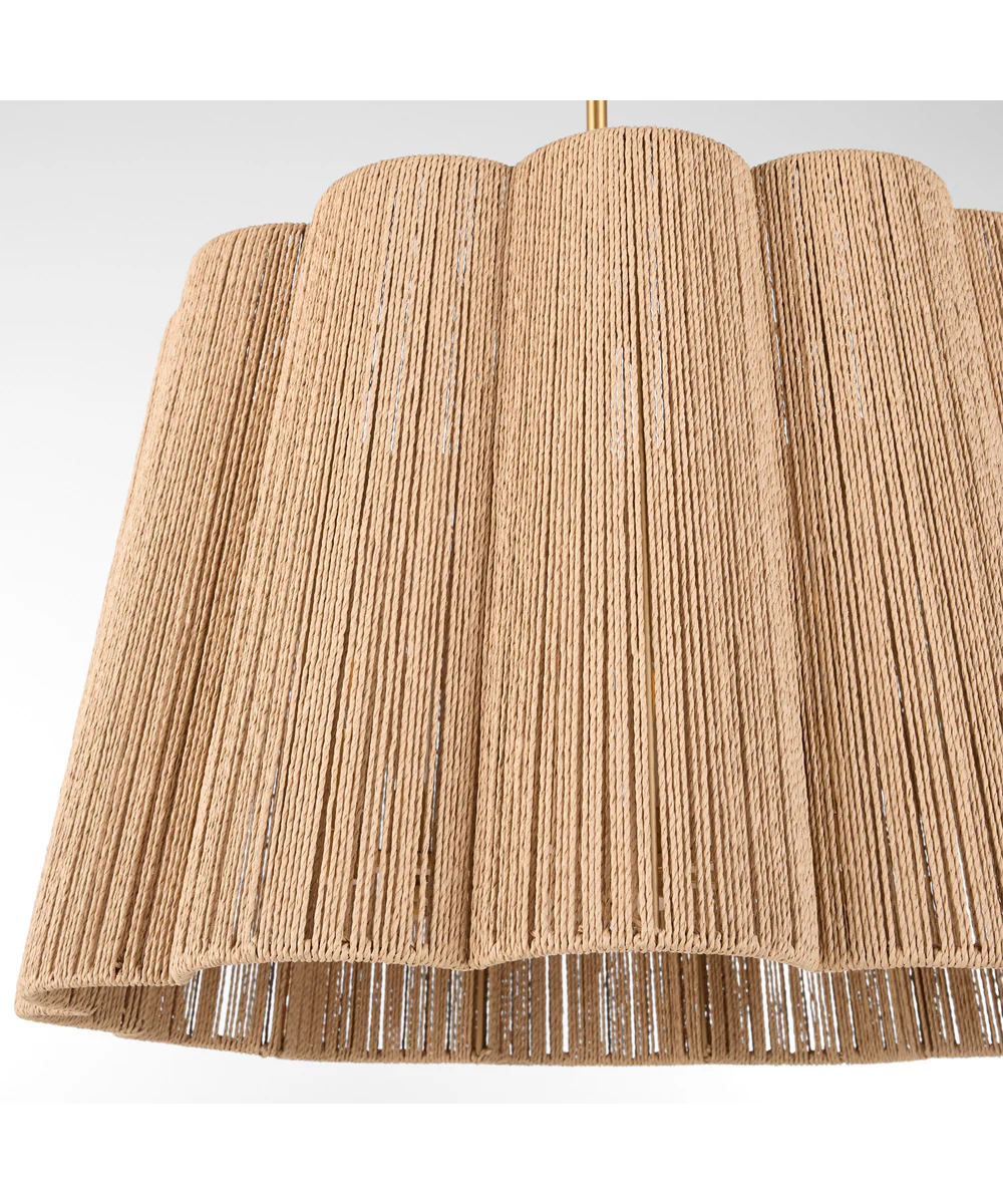 Anton 6-light Pendant Brushed Brass - Image 4