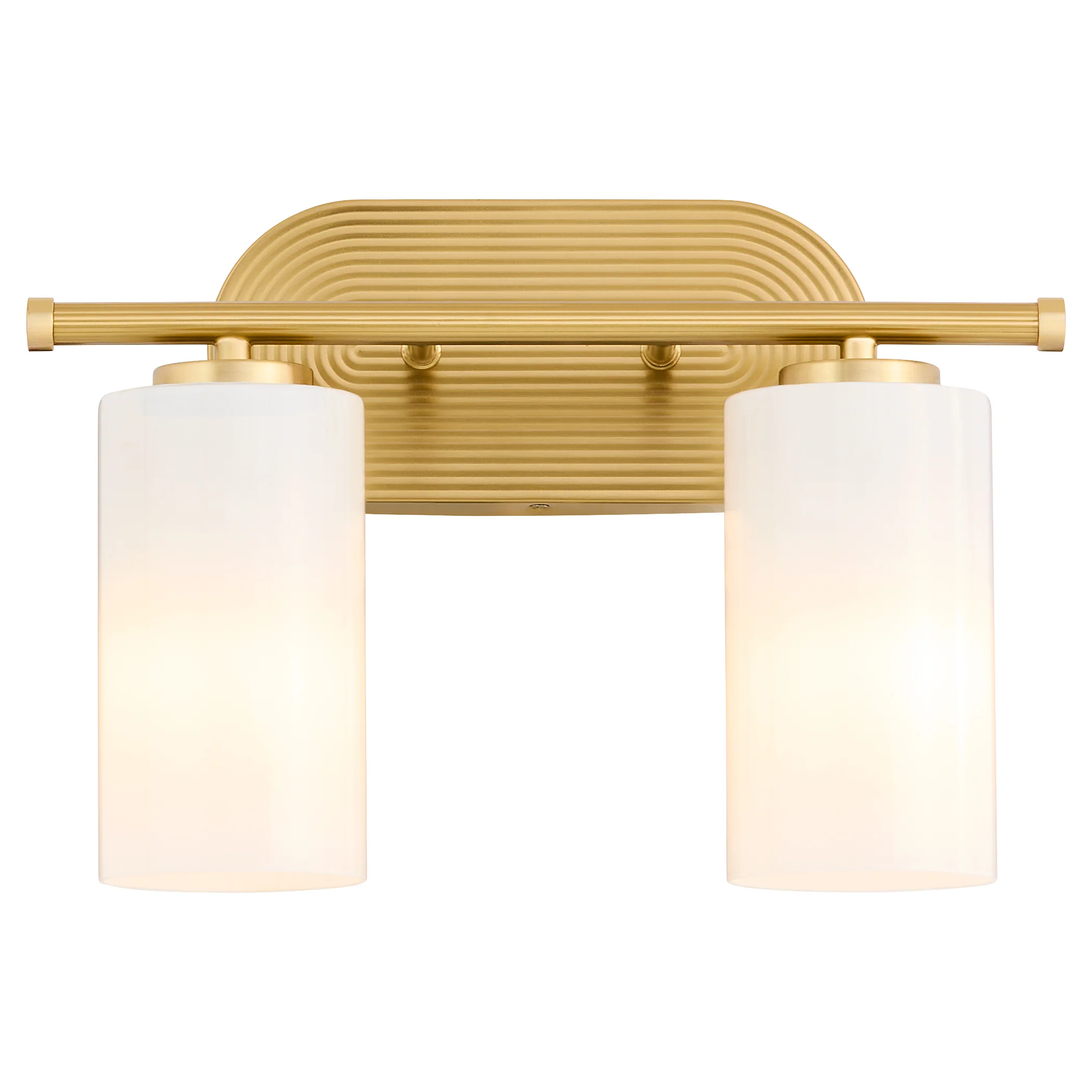 Belinder 2-light Bath Vanity Light Aged Brass - Image 2