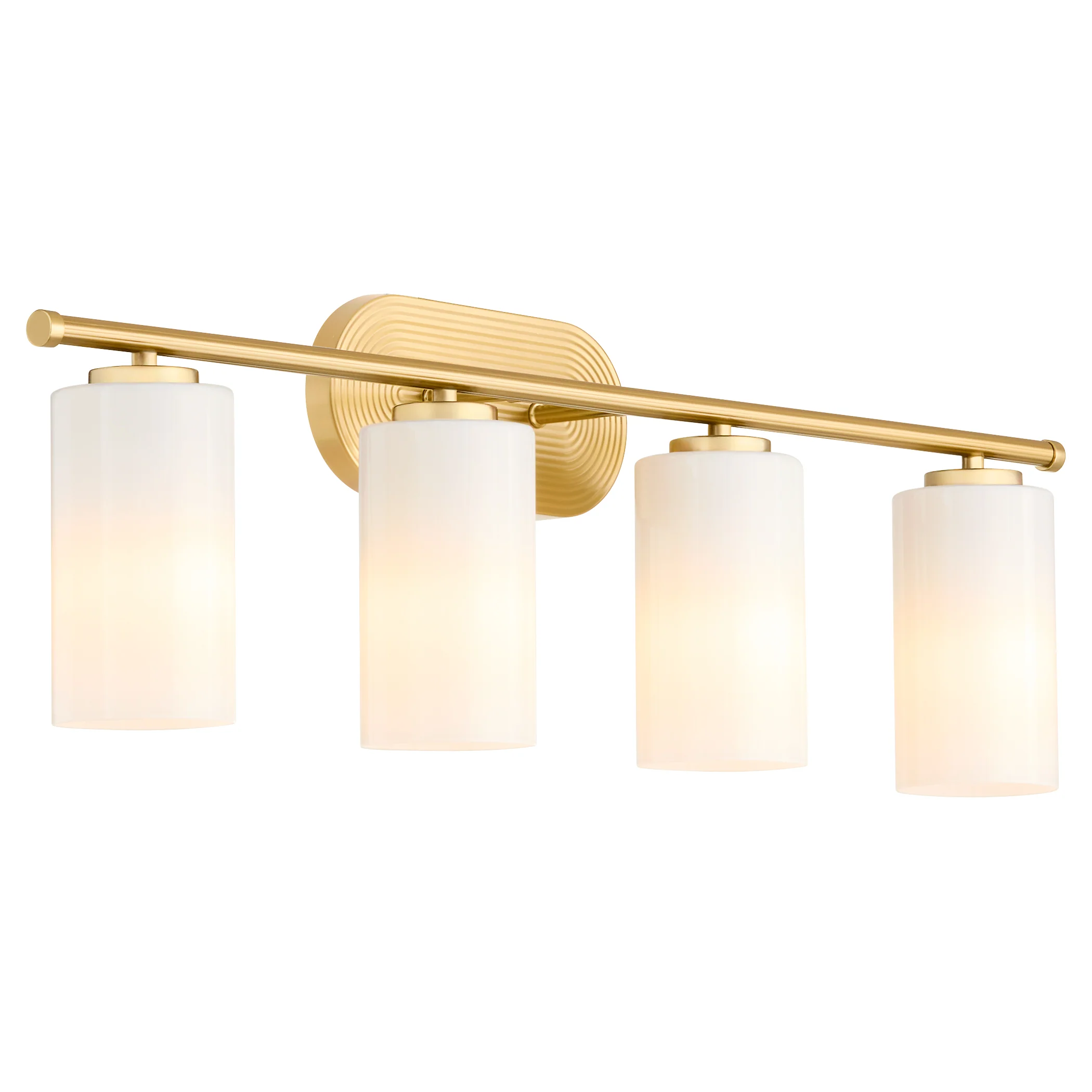 Belinder 4-light Bath Vanity Light Aged Brass - Image 2