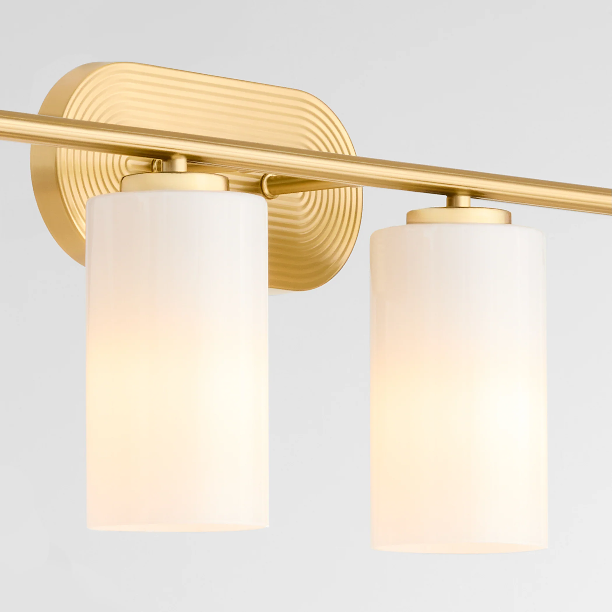 Belinder 4-light Bath Vanity Light Aged Brass - Image 4