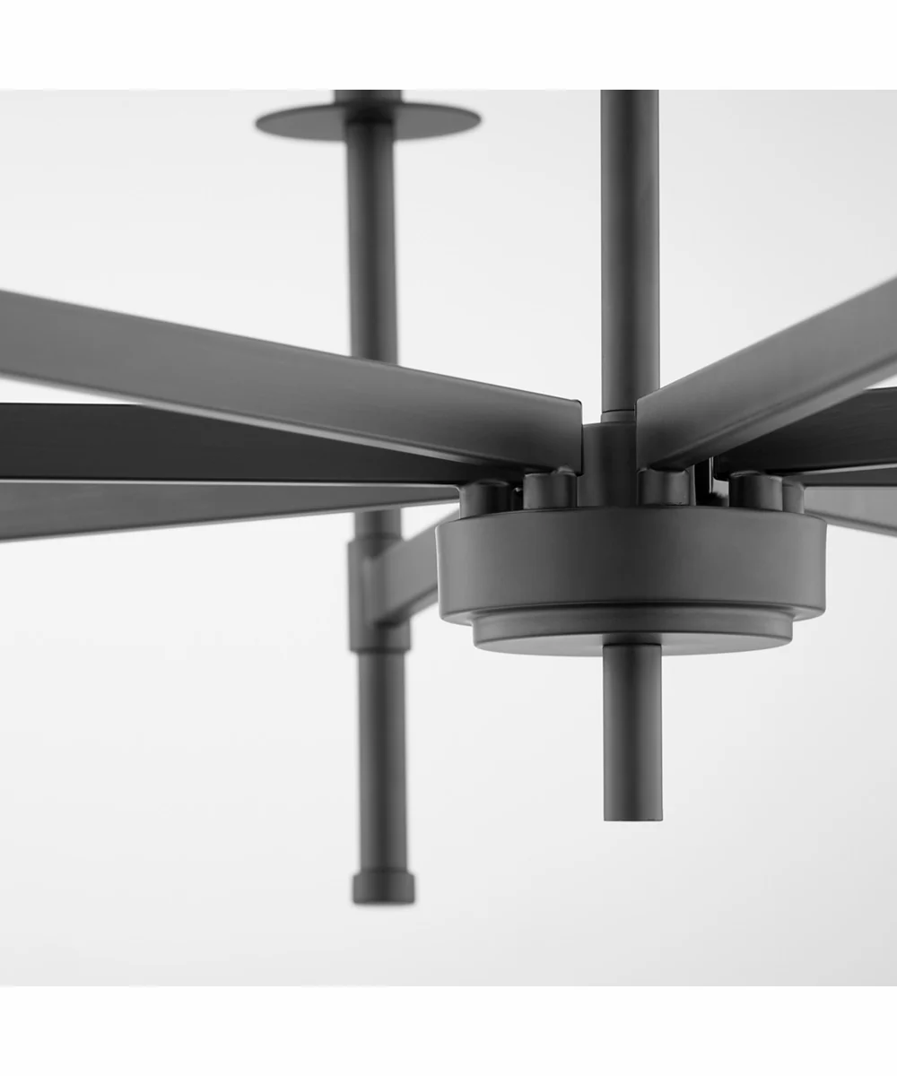 Belshaw 5-light Chandelier Matte Black - Image 5