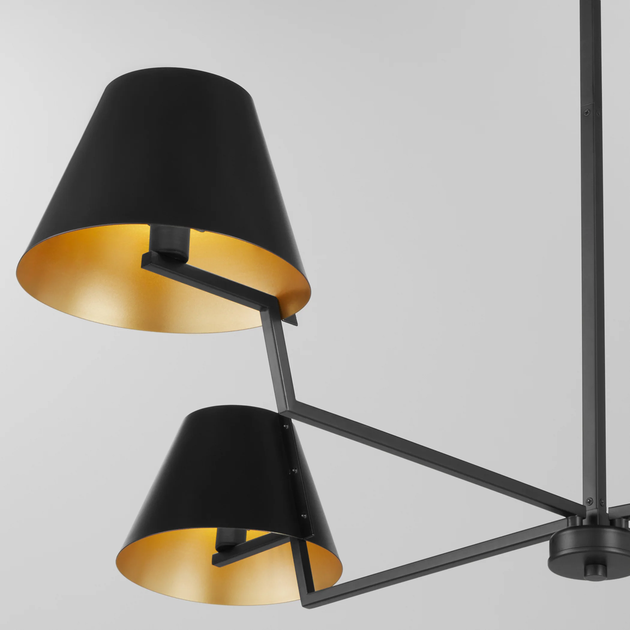 Bliss 4-light Chandelier Matte Black - Image 4