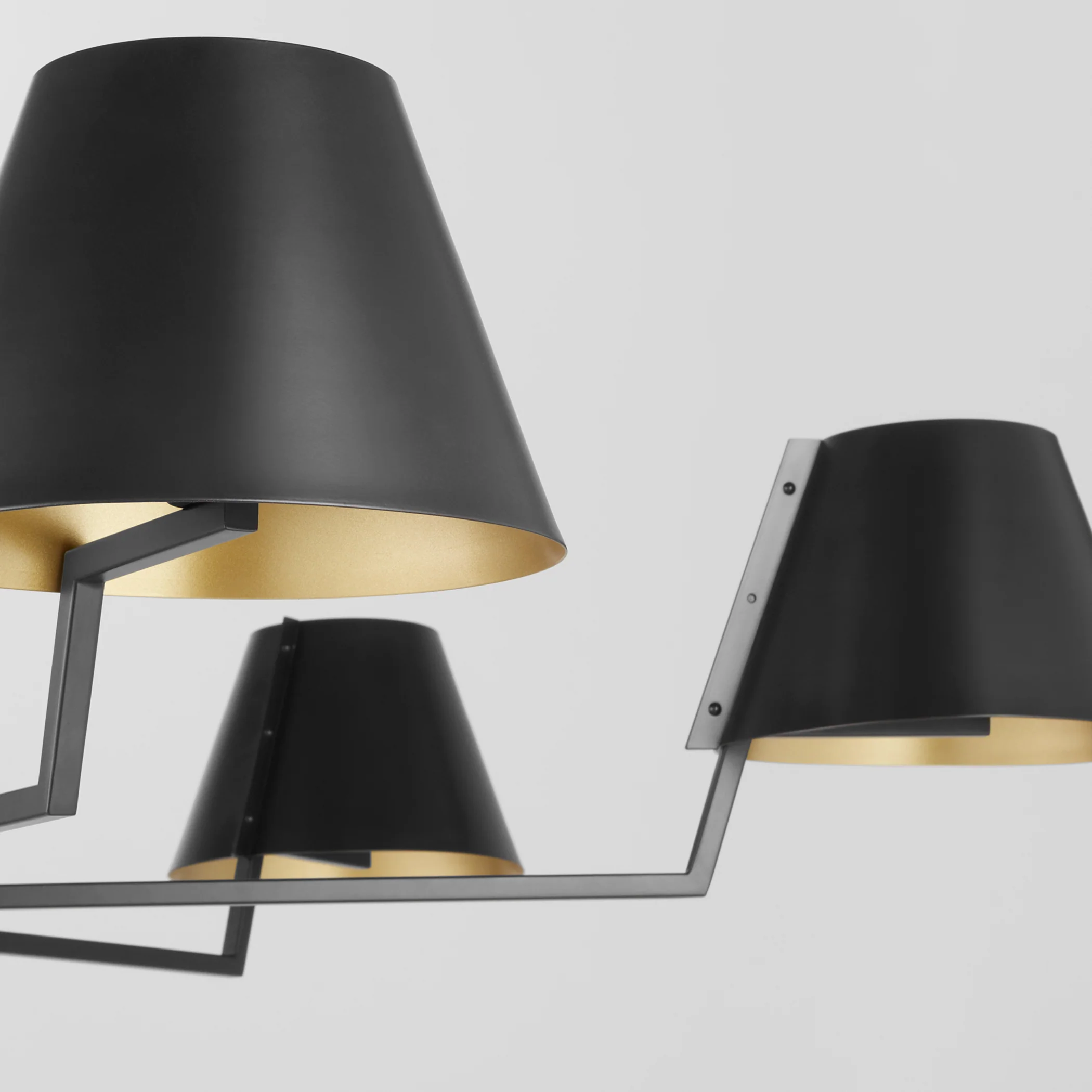 Bliss 6-light Chandelier Matte Black - Image 4