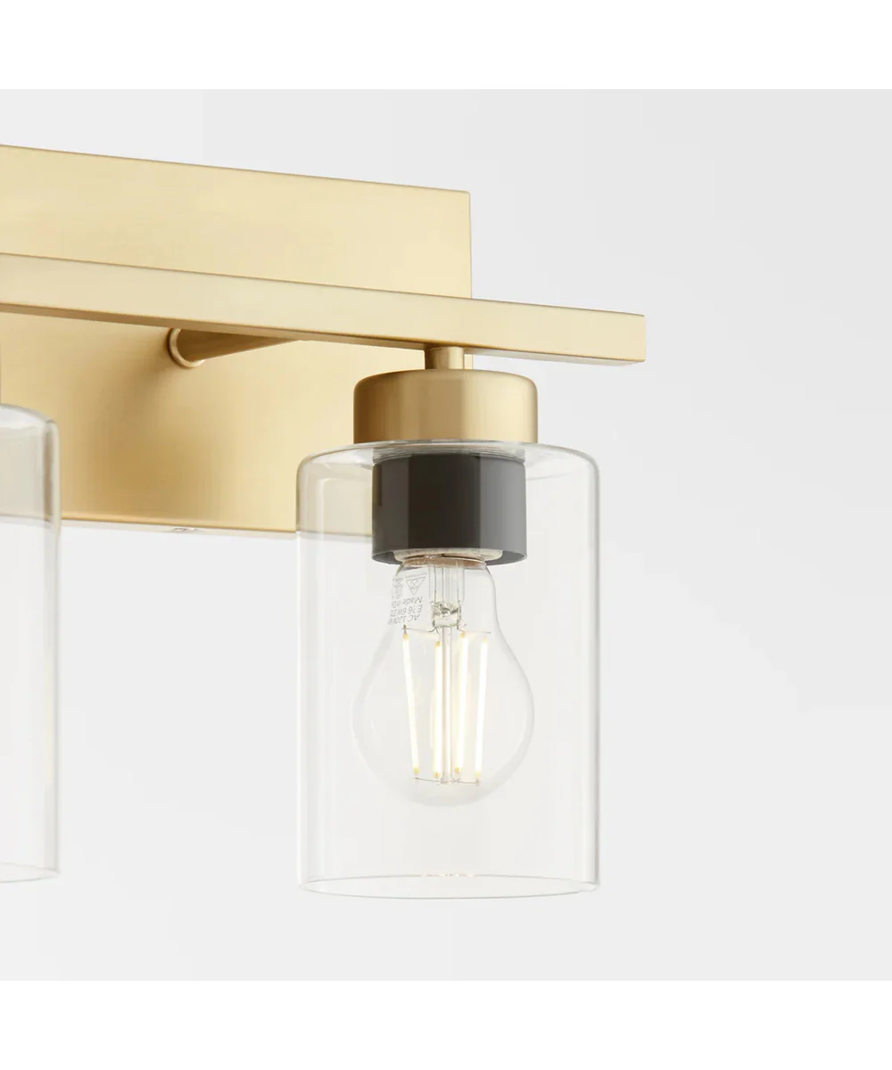 Carter 2-light Bath Vanity Light Aged Brass - Image 6