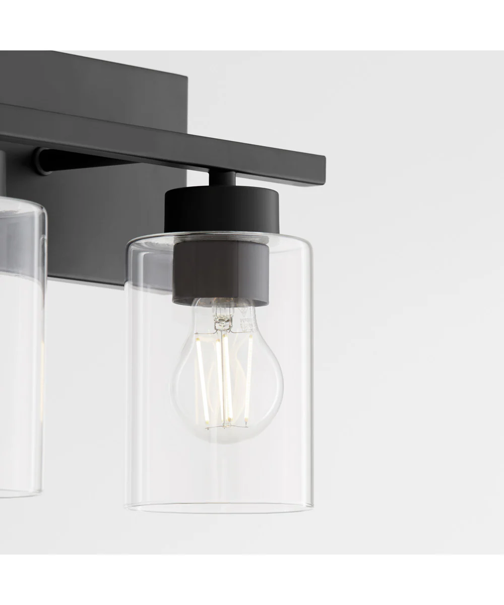 Carter 2-light Bath Vanity Light Matte Black - Image 3