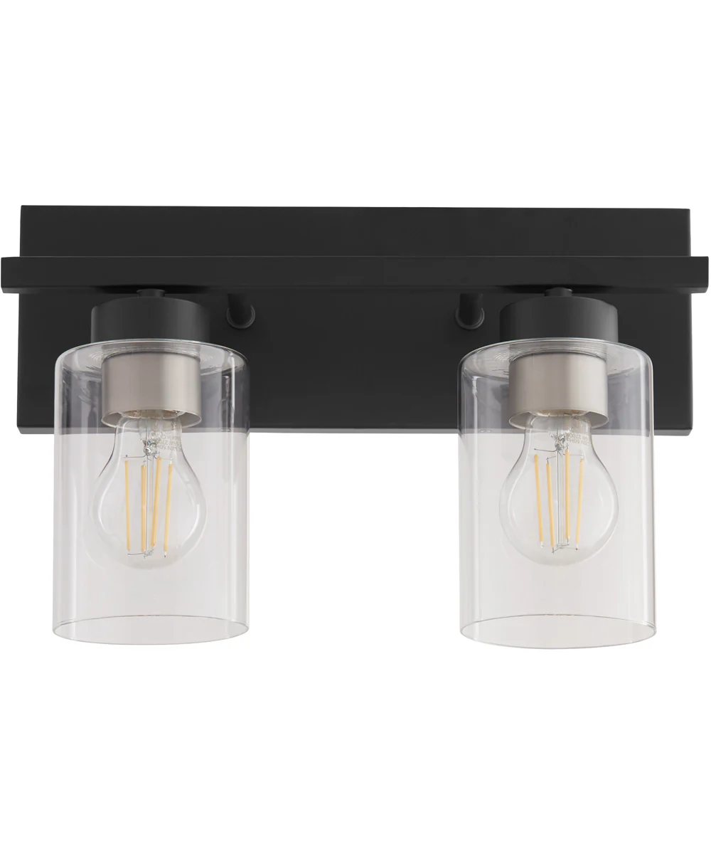 Carter 2-light Bath Vanity Light Matte Black - Image 4