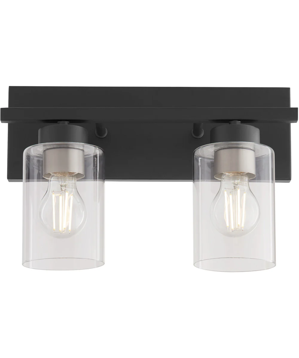 Carter 2-light Bath Vanity Light Matte Black - Image 5