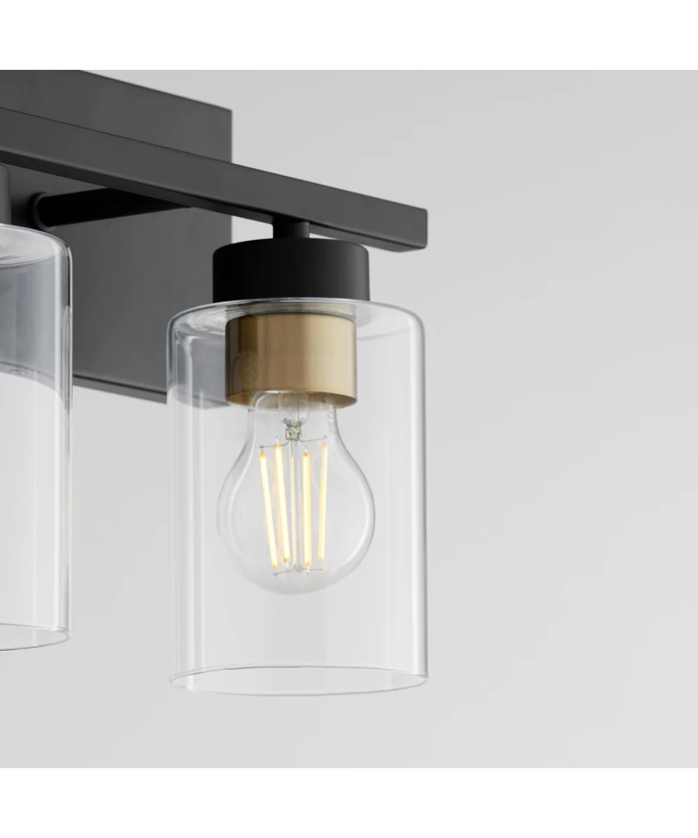 Carter 2-light Bath Vanity Light Matte Black - Image 9