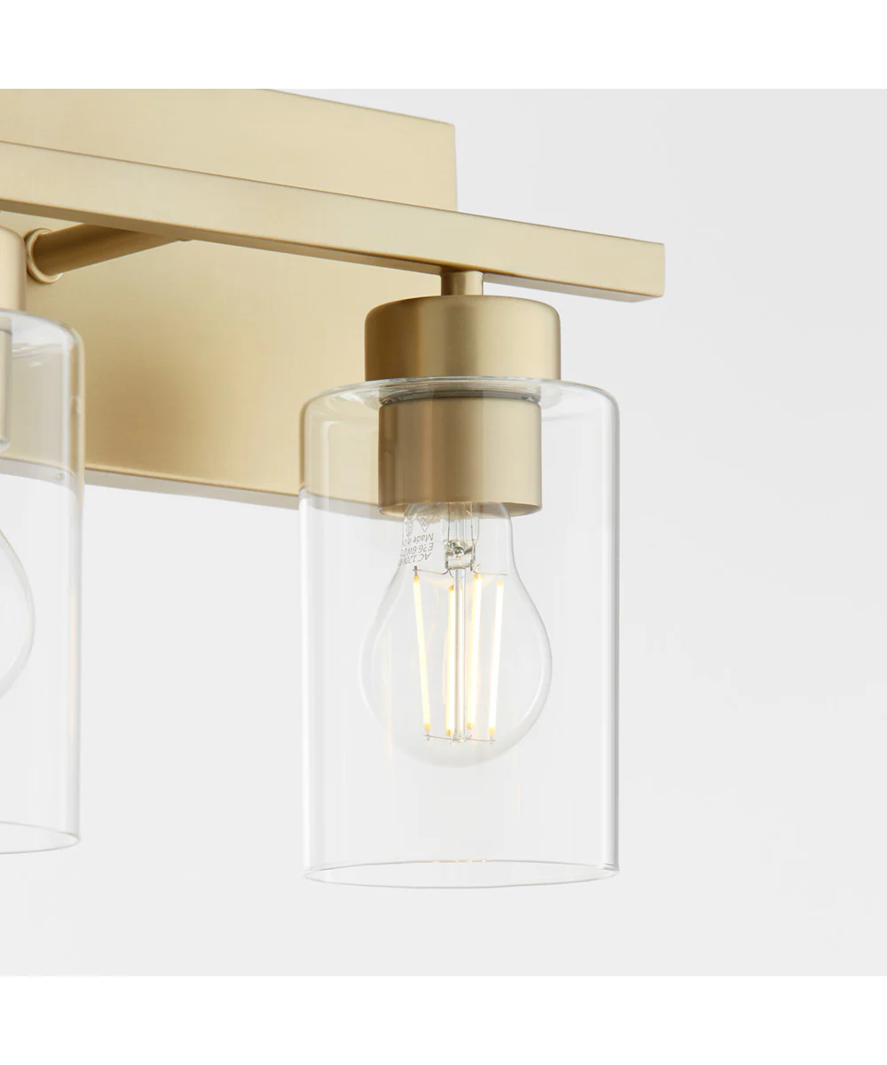 Carter 3-light Bath Vanity Light Aged Brass - Image 3