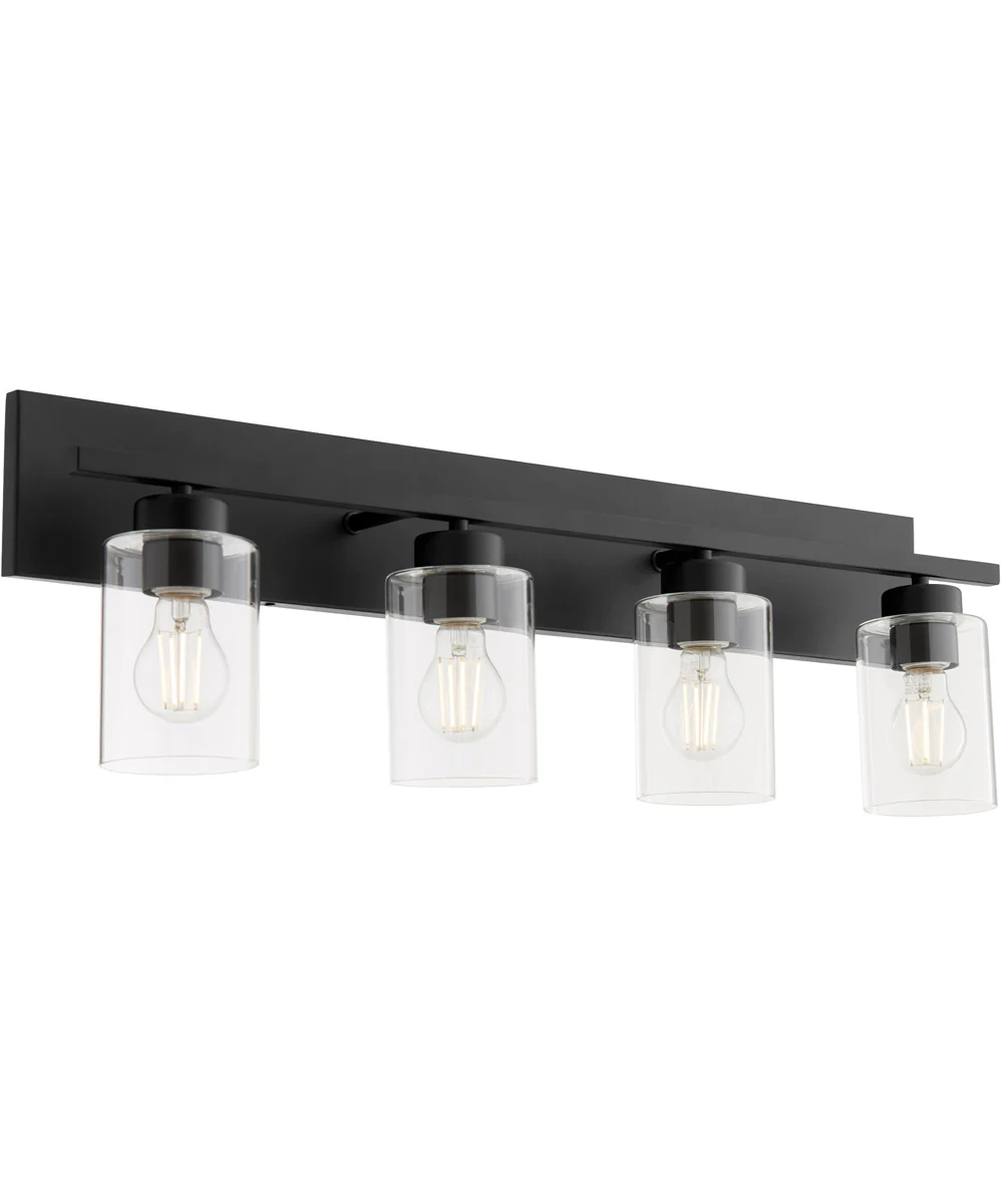 Carter 4-light Bath Vanity Light Matte Black - Image 2