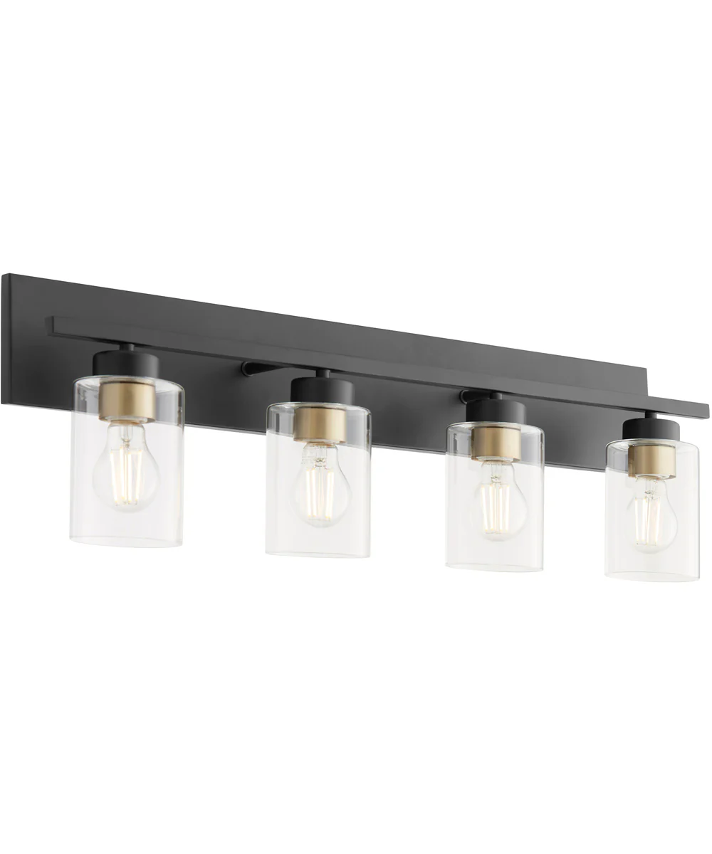 Carter 4-light Bath Vanity Light Matte Black - Image 8