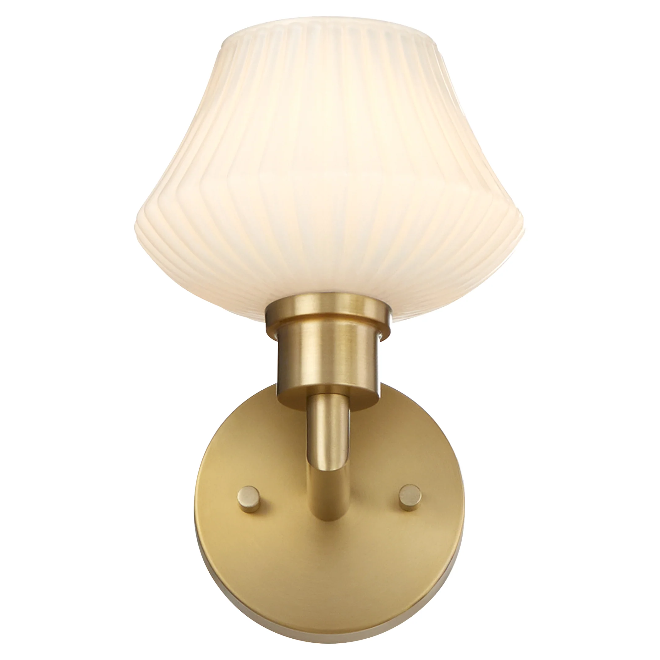 Cassini 1-light Wall Mount Light Fixture Aged Brass - Image 2