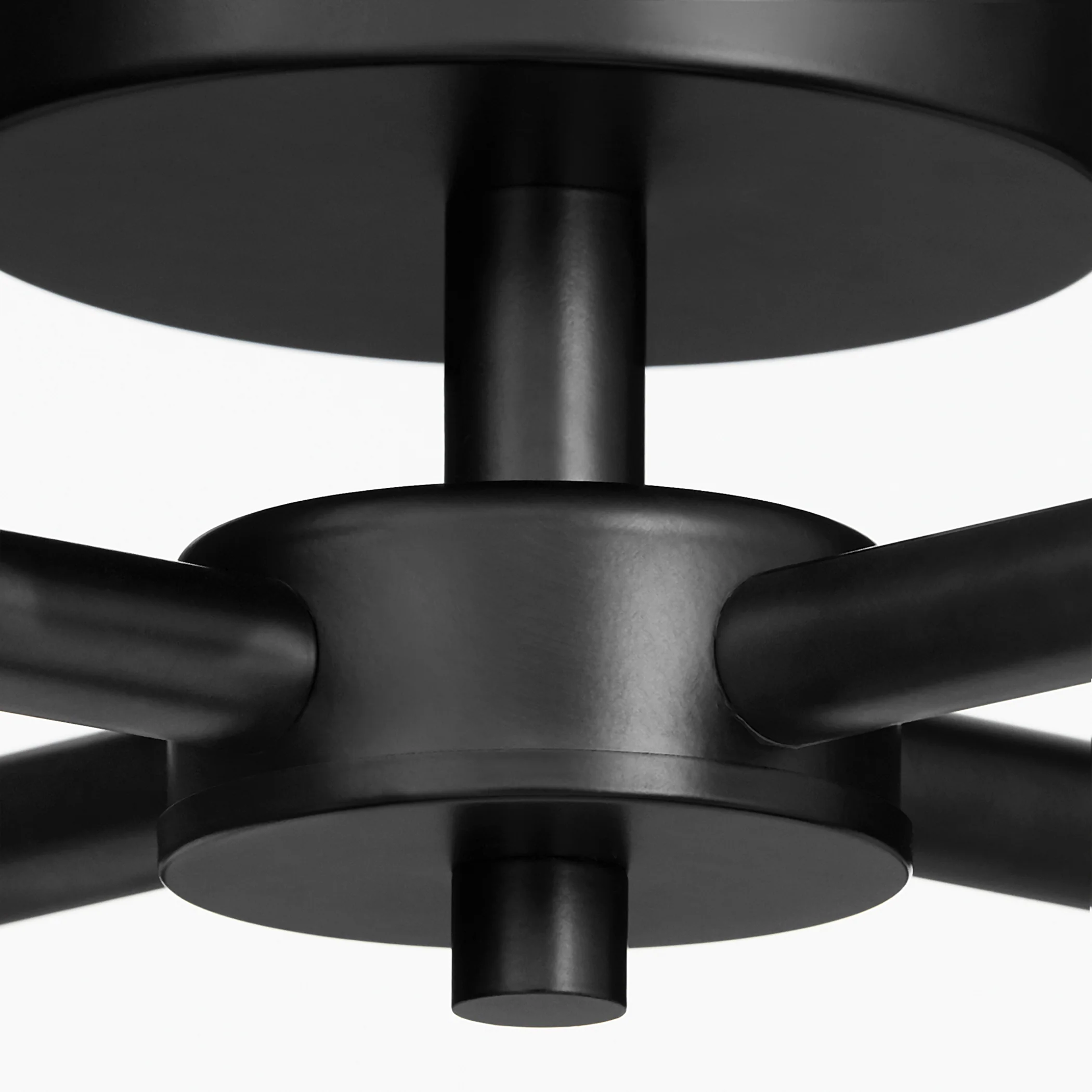 Cassini 4-light Ceiling Flush Mount Matte Black - Image 4