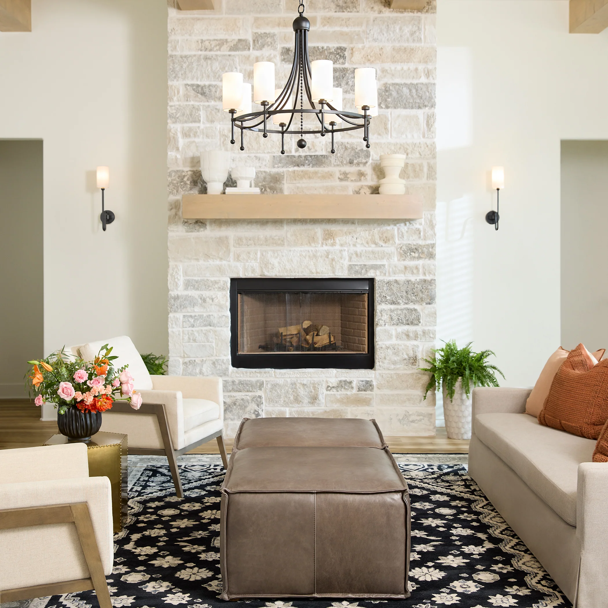 Tamara Day's Charlotte 1-light Wall Mount Light Fixture Aged Brass - Image 2