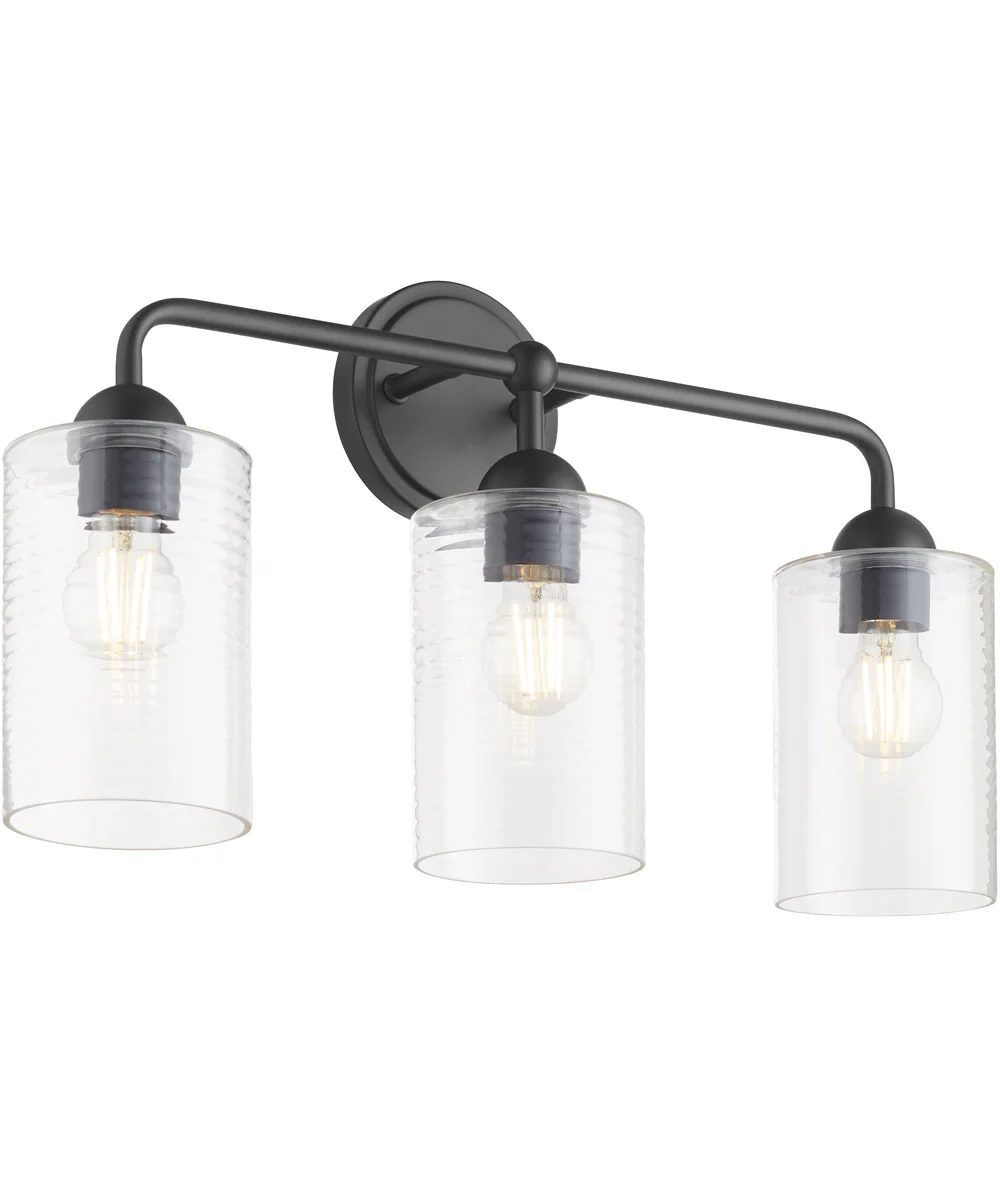 Tamara Day's Charlotte 3-light Bath Vanity Light Matte Black - Image 3