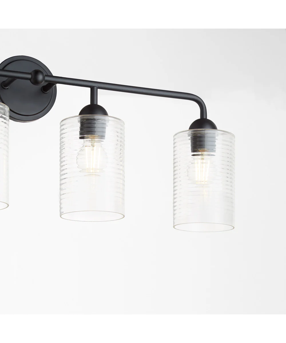 Tamara Day's Charlotte 4-light Bath Vanity Light Matte Black - Image 5