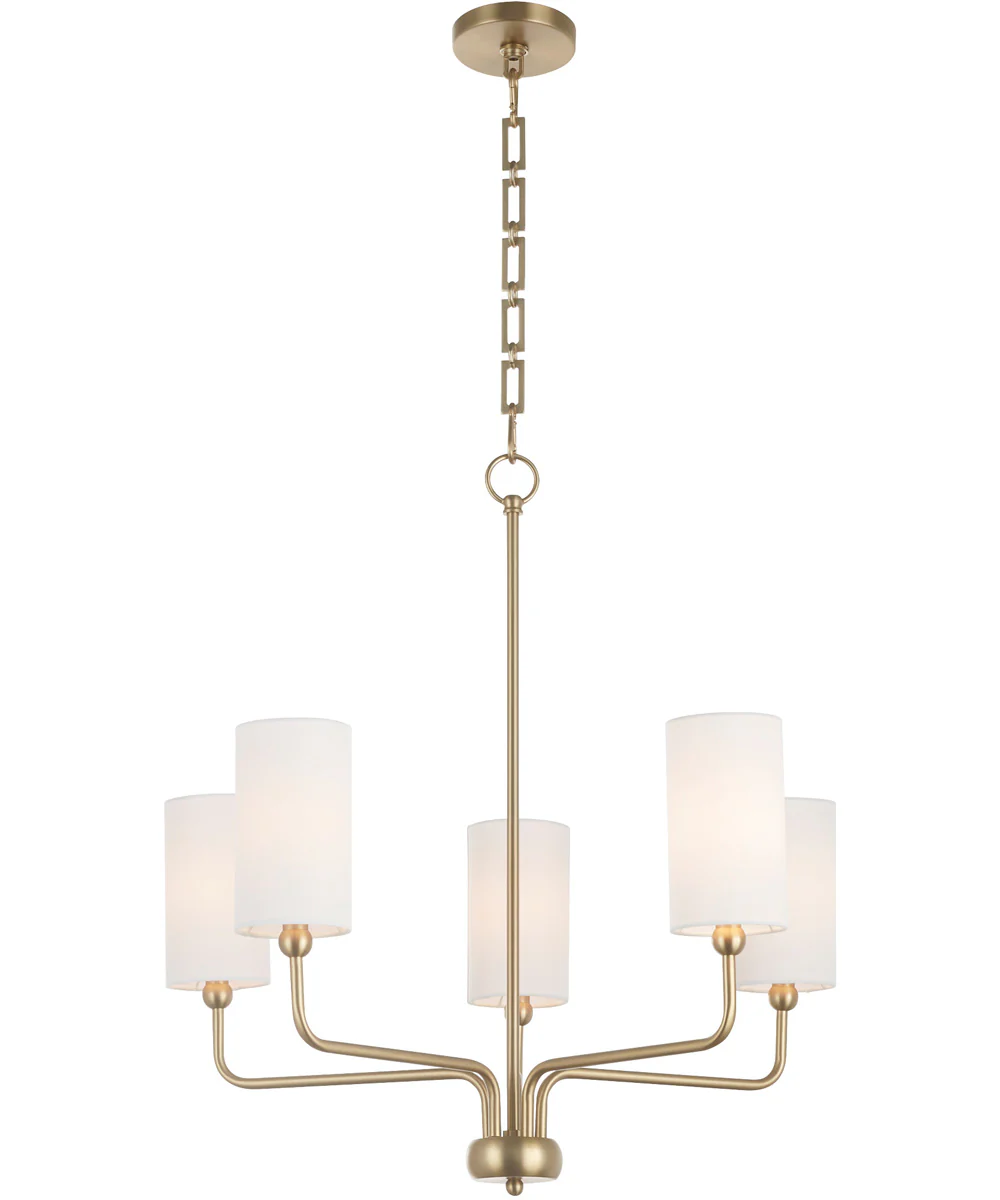 Tamara Day's Charlotte 5-light Chandelier Aged Brass - Image 3