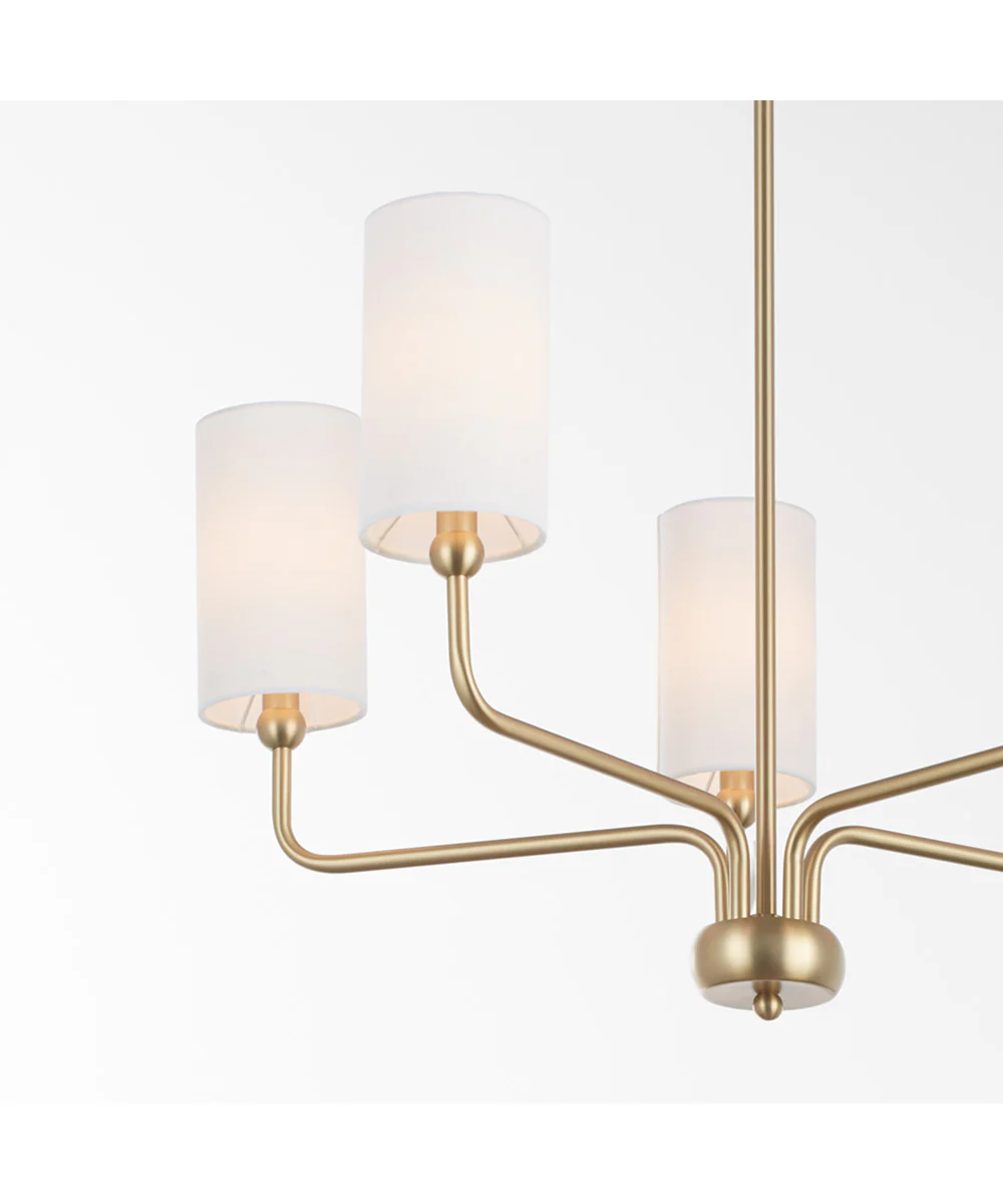 Tamara Day's Charlotte 5-light Chandelier Aged Brass - Image 4