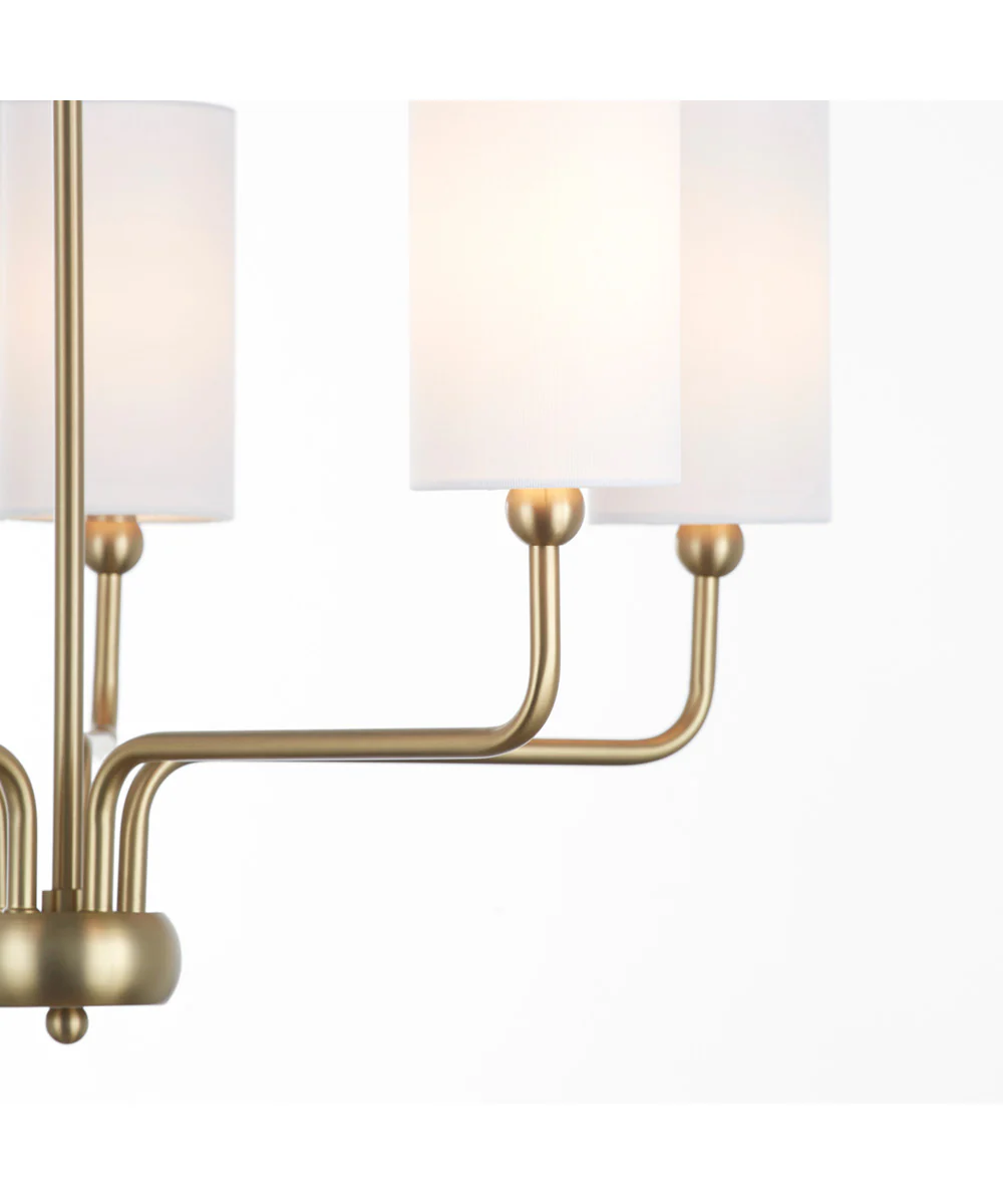 Tamara Day's Charlotte 5-light Chandelier Aged Brass - Image 5