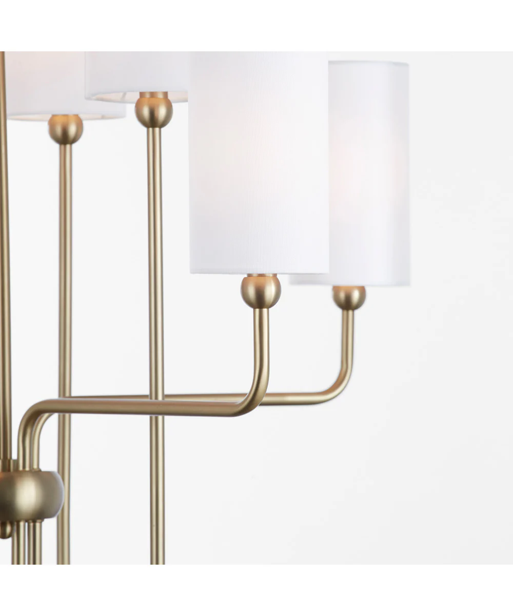 Tamara Day's Charlotte 8-light Chandelier Aged Brass - Image 5