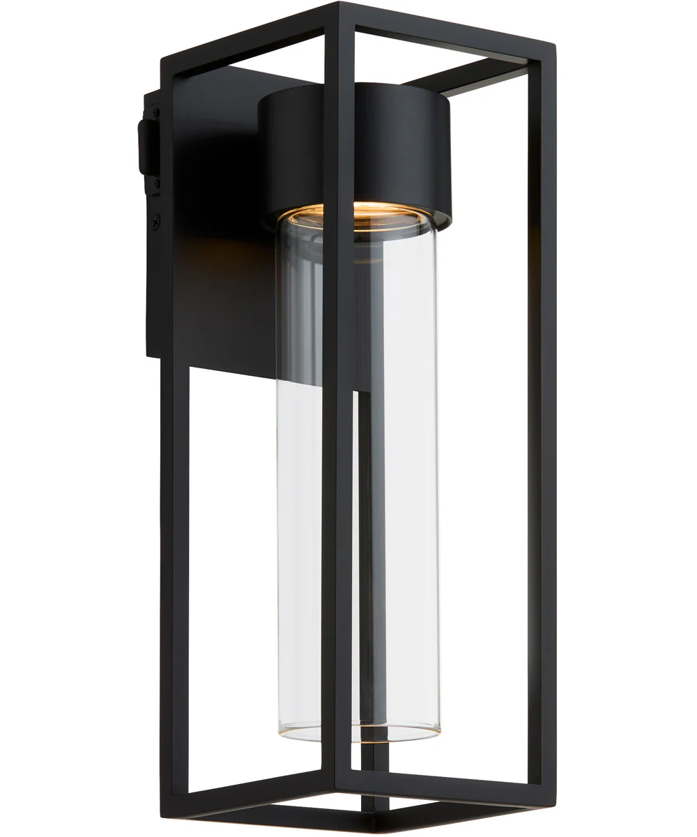 Delgado Outdoor Wall Lantern Wall Mount Light Fixture Matte Black - Image 2