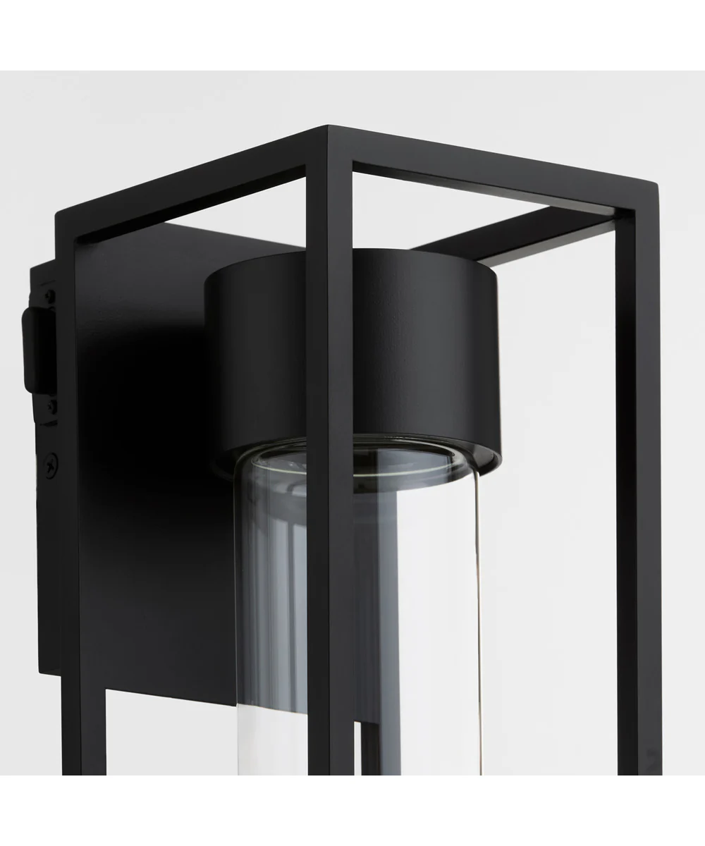 Delgado Outdoor Wall Lantern Wall Mount Light Fixture Matte Black - Image 3