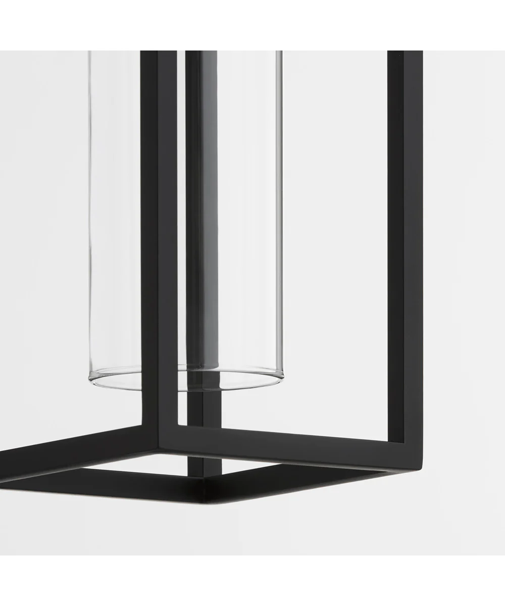 Delgado Outdoor Wall Lantern Wall Mount Light Fixture Matte Black - Image 4