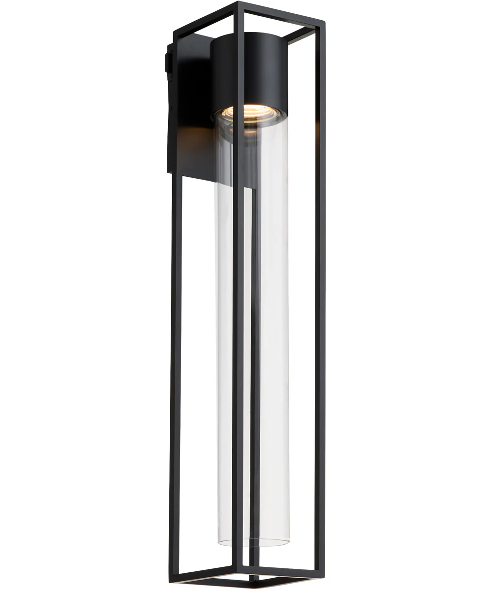 Delgado Outdoor Wall Lantern Wall Mount Light Fixture Matte Black - Image 2