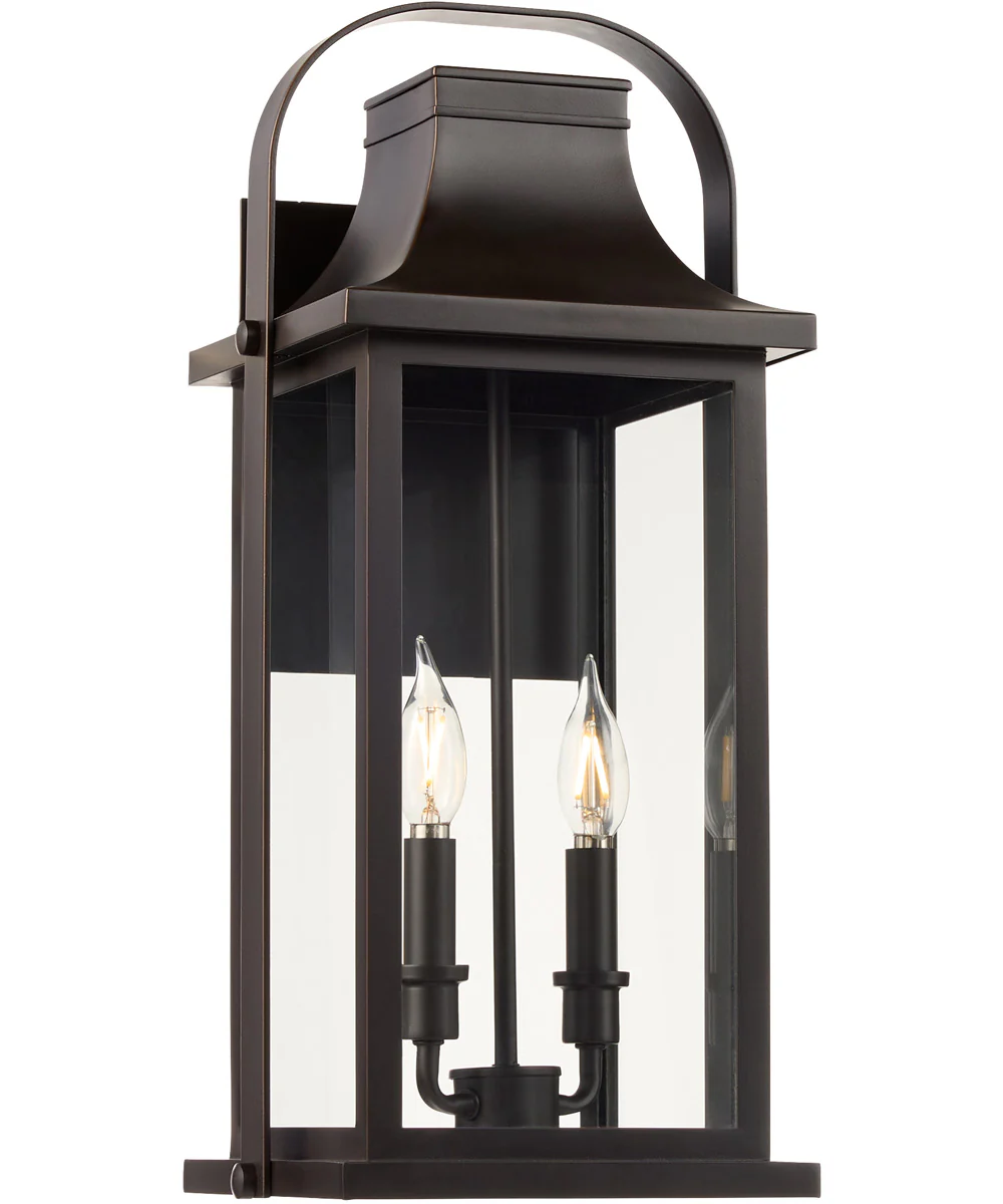 Downey Outdoor Wall Lantern Wall Mount Light Fixture Bronze - Image 2