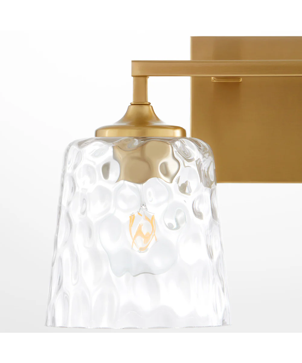 Eldorado 2-light Bath Vanity Light Aged Brass - Image 3