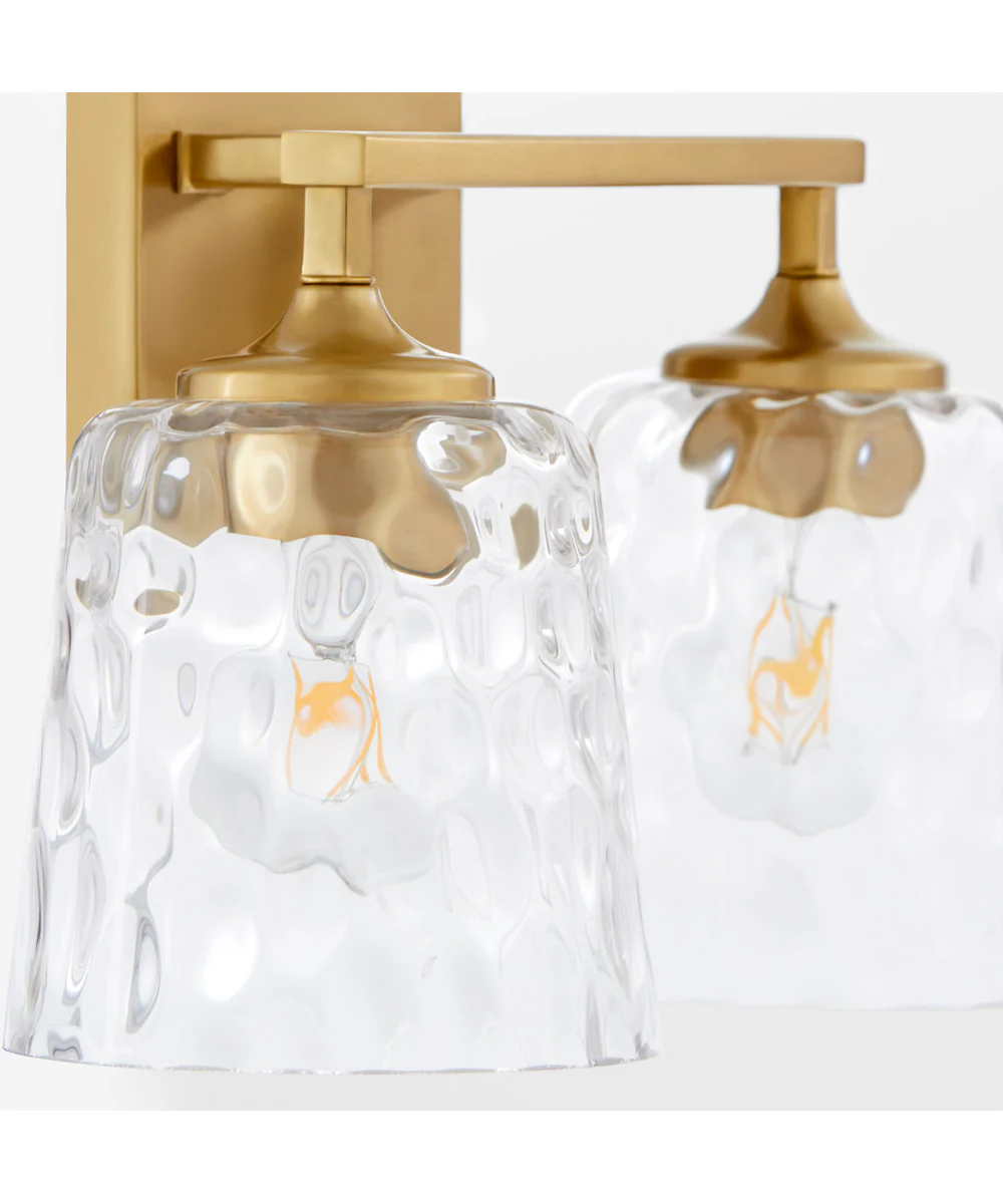 Eldorado 2-light Bath Vanity Light Aged Brass - Image 4