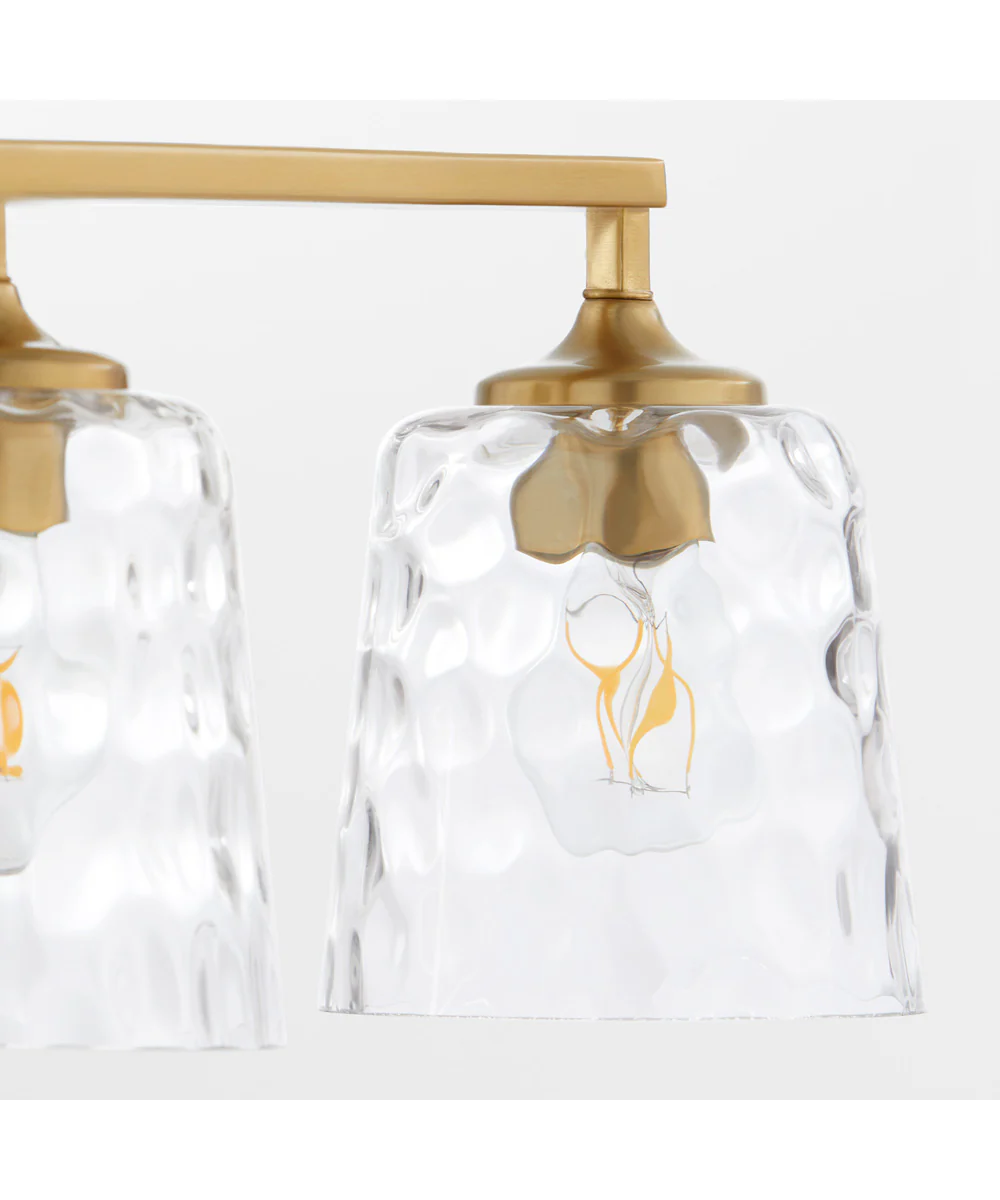 Eldorado 3-light Bath Vanity Light Aged Brass - Image 3