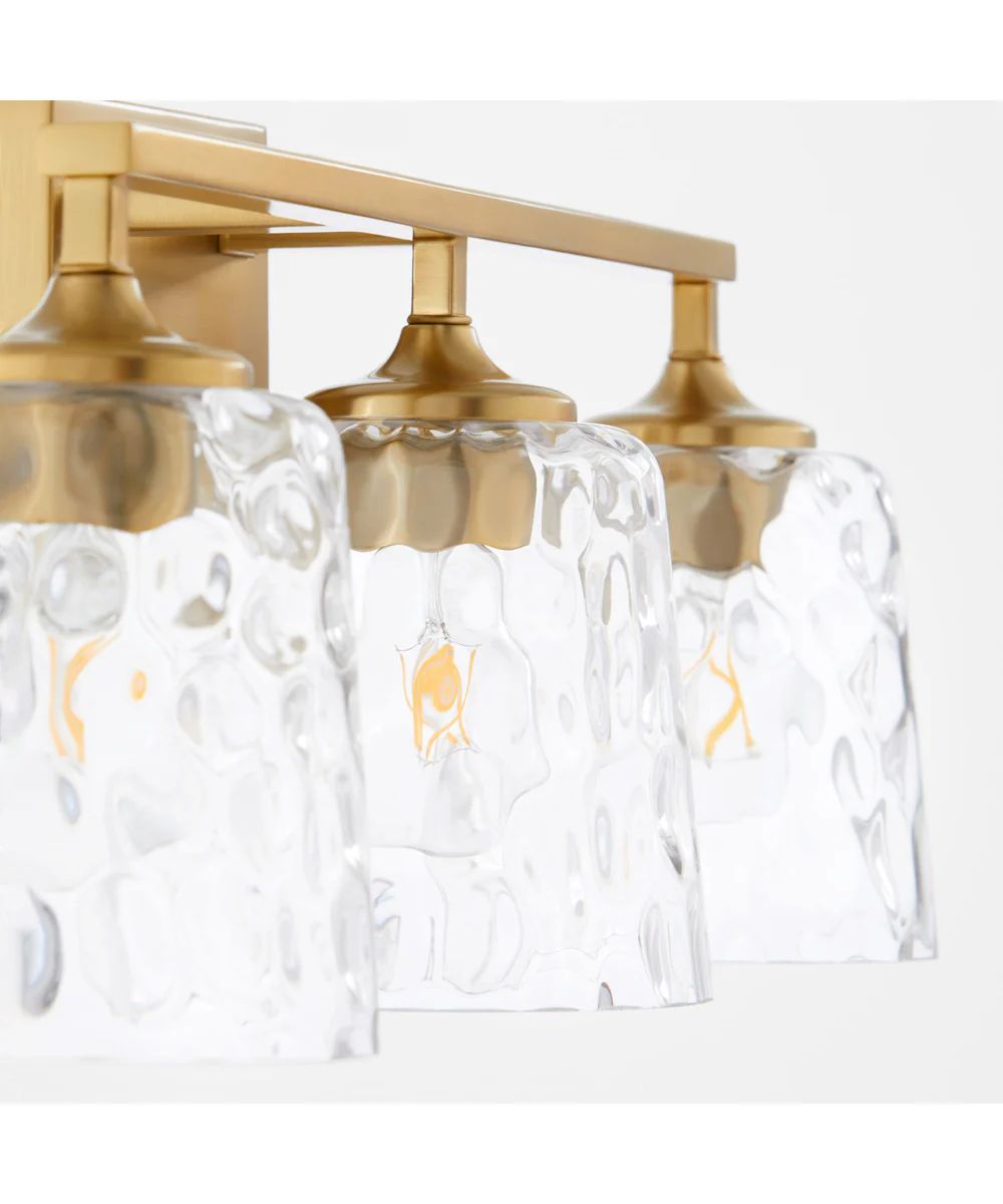 Eldorado 3-light Bath Vanity Light Aged Brass - Image 4