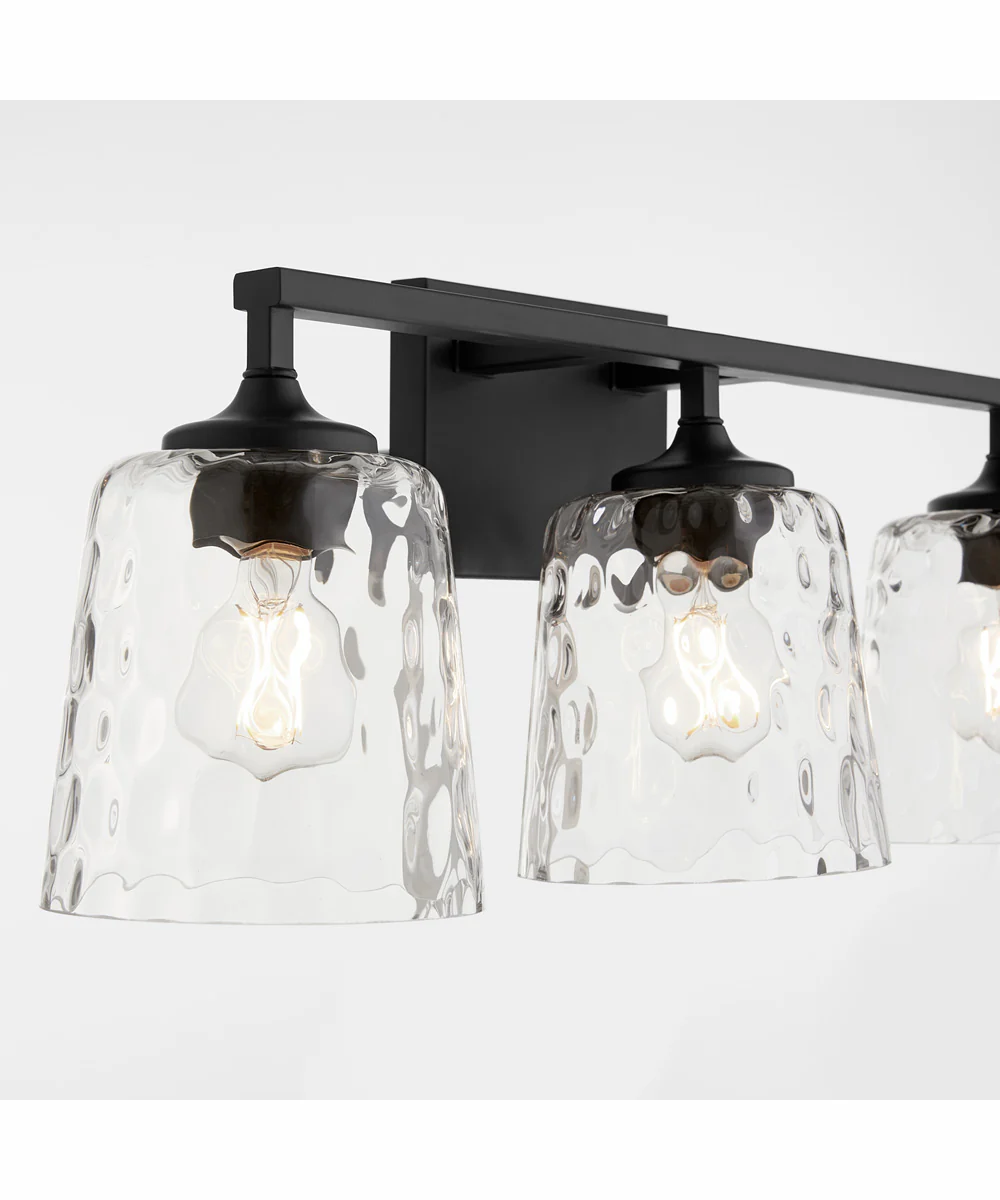 Eldorado 3-light Bath Vanity Light Matte Black - Image 3