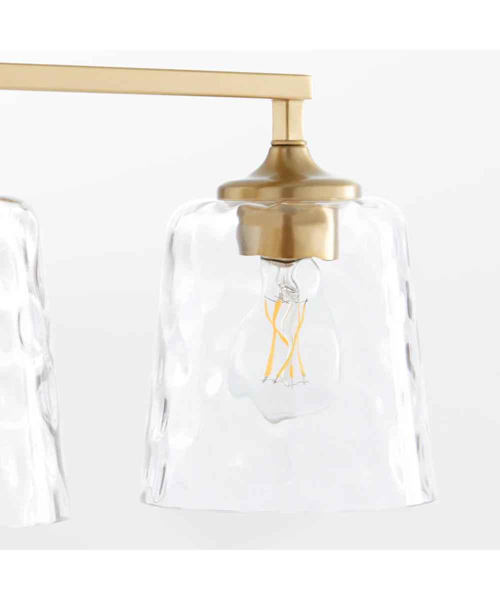 Eldorado 4-light Bath Vanity Light Aged Brass - Image 3