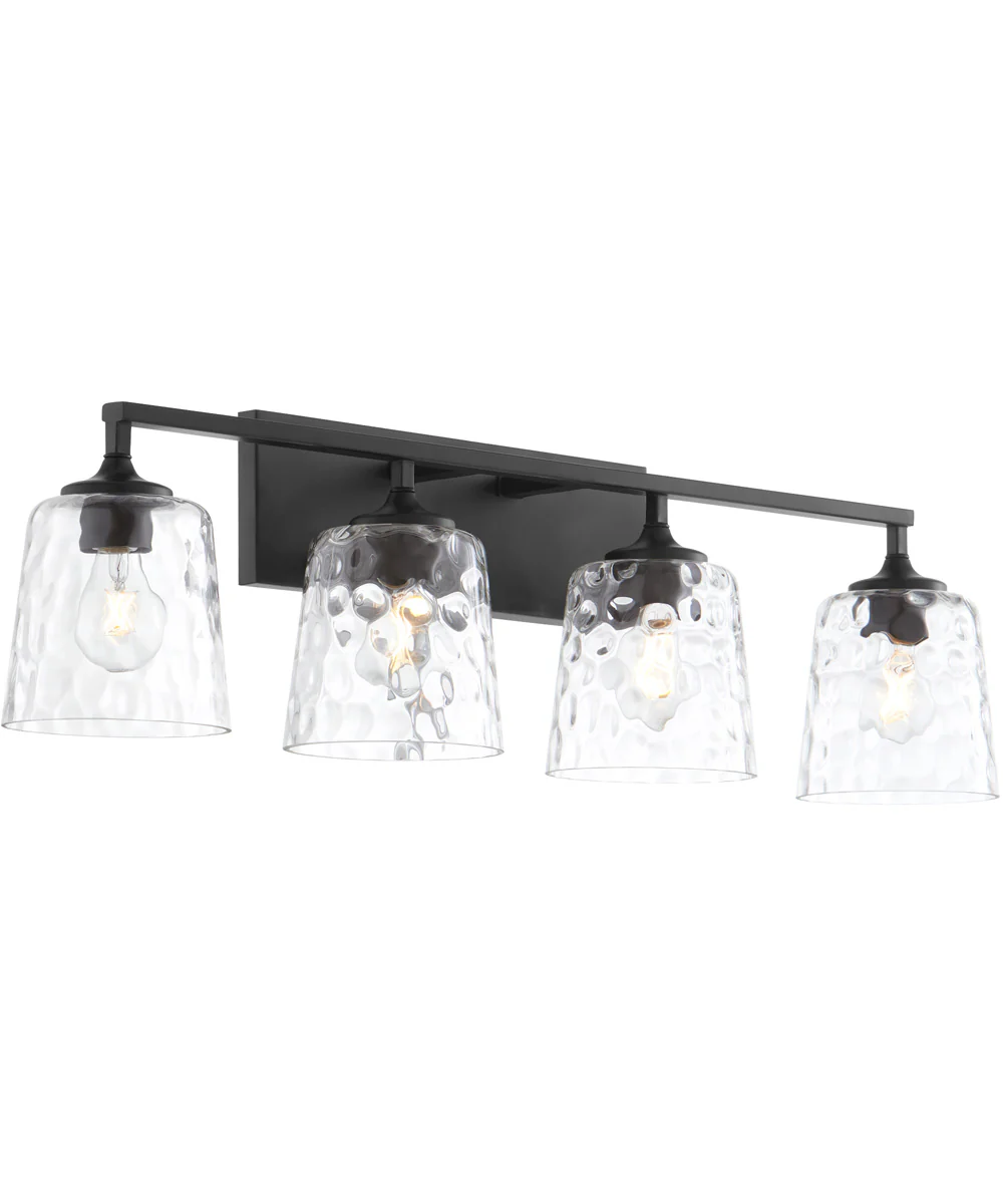 Eldorado 4-light Bath Vanity Light Matte Black - Image 2
