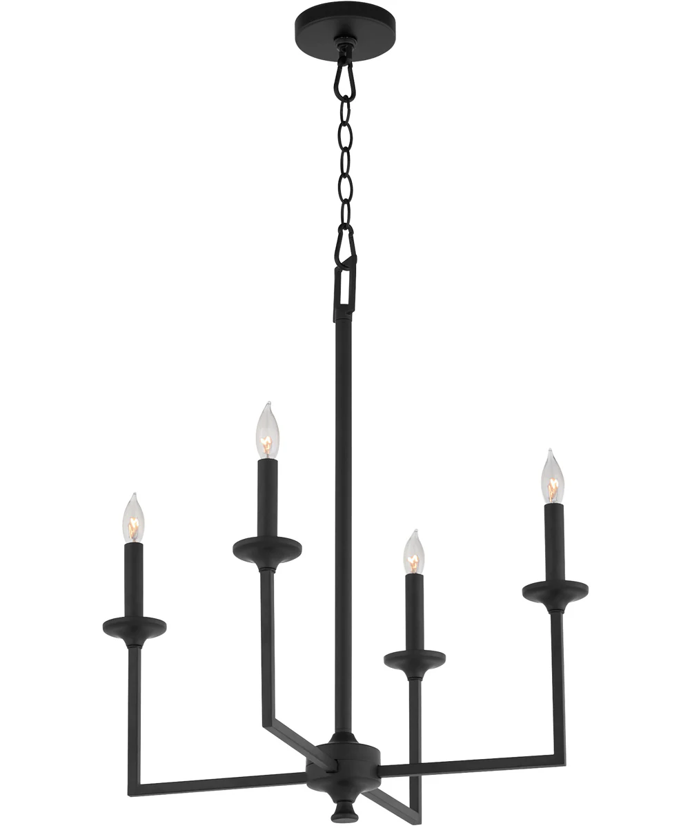Eldorado 4-light Chandelier Matte Black - Image 2