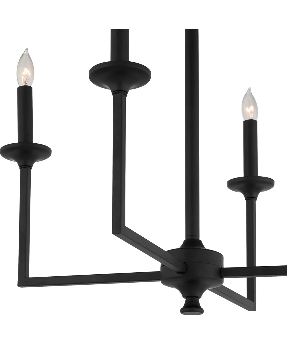 Eldorado 4-light Chandelier Matte Black - Image 3