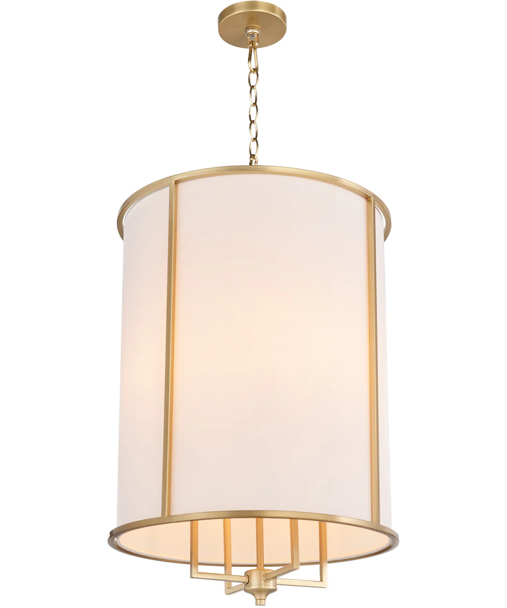 Eldorado 4-light Entry Foyer Hall Chandelier Aged Brass - Image 2