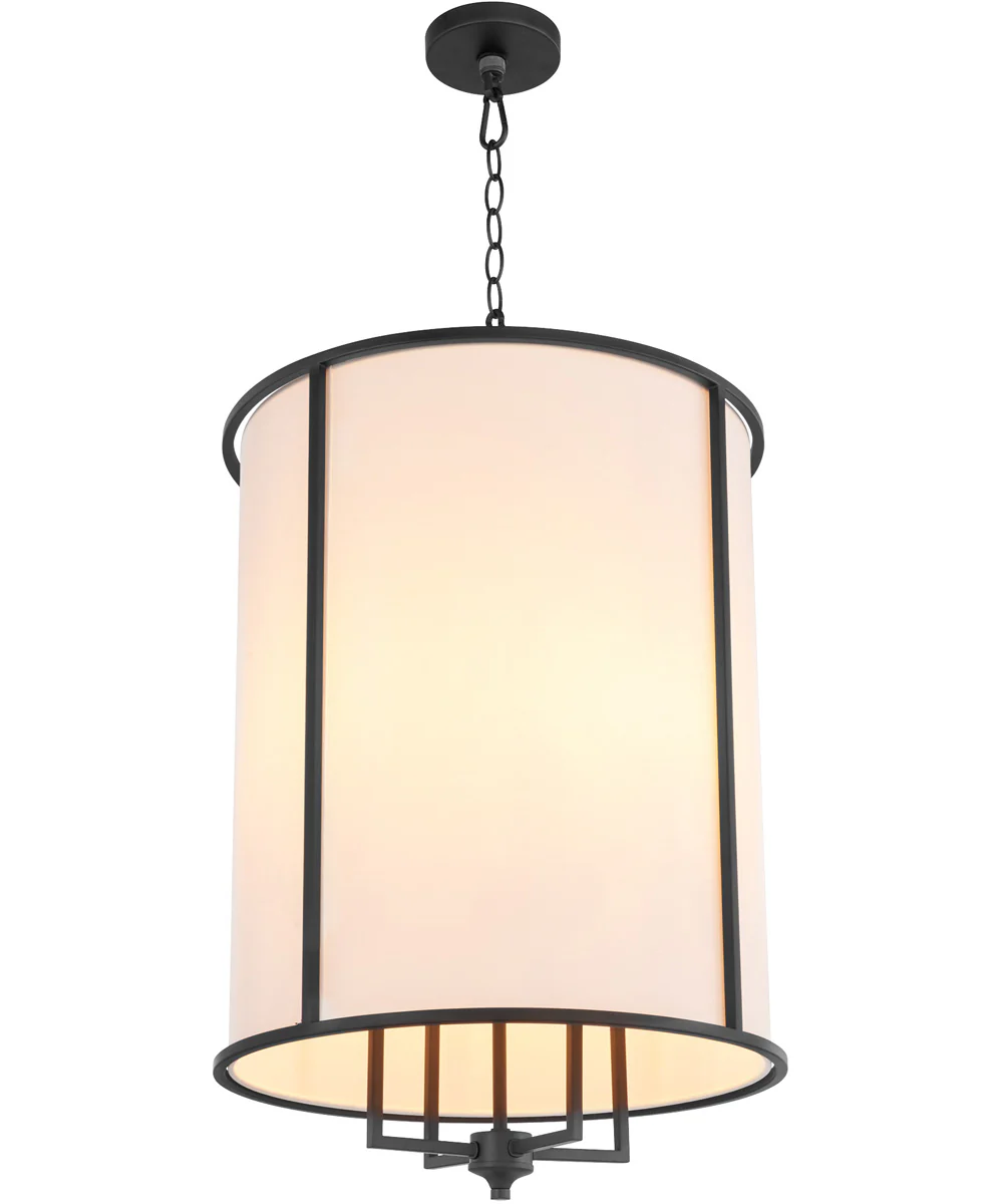 Eldorado 4-light Entry Foyer Hall Chandelier Matte Black - Image 2
