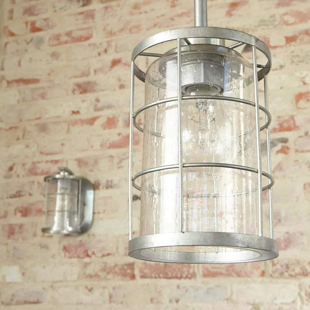 Ellis 1-light Pendant Tumbled Steel - Image 3