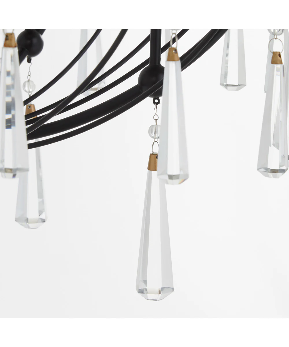Eloise 5-light Chandelier Matte Black - Image 4