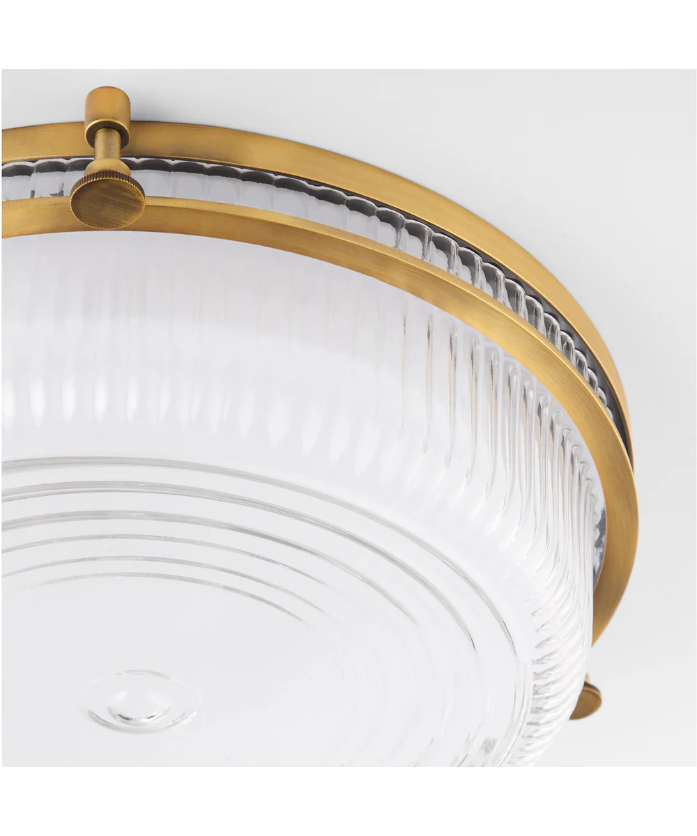 Emory 1-light Ceiling Flush Mount Brushed Brass - Image 4