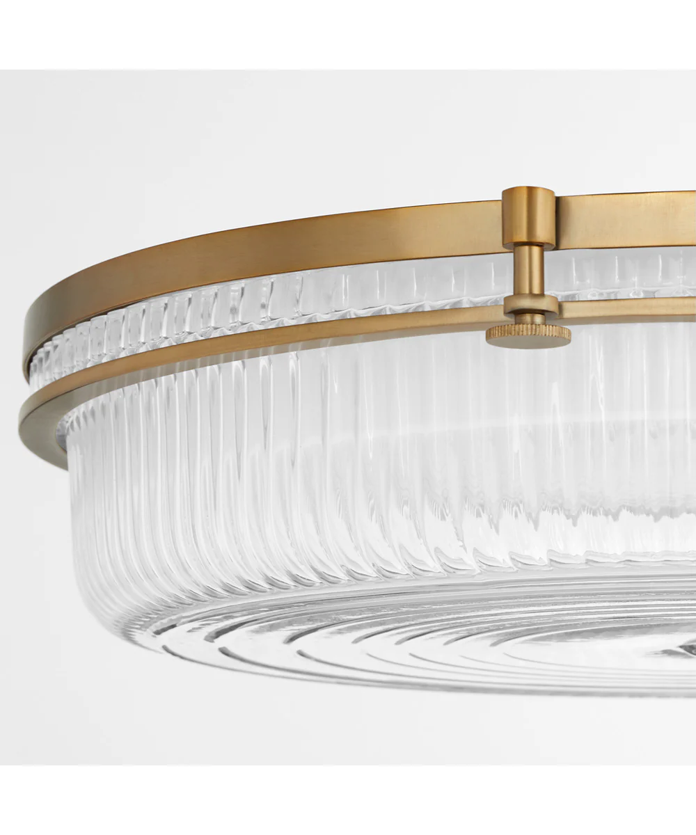 Emory 1-light Ceiling Flush Mount Brushed Brass - Image 4