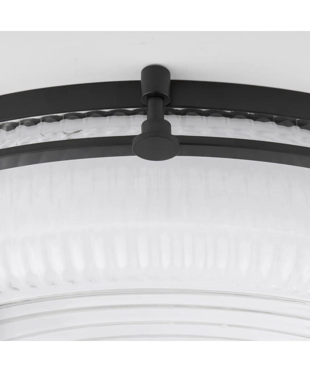 Emory 1-light Ceiling Flush Mount Matte Black - Image 3