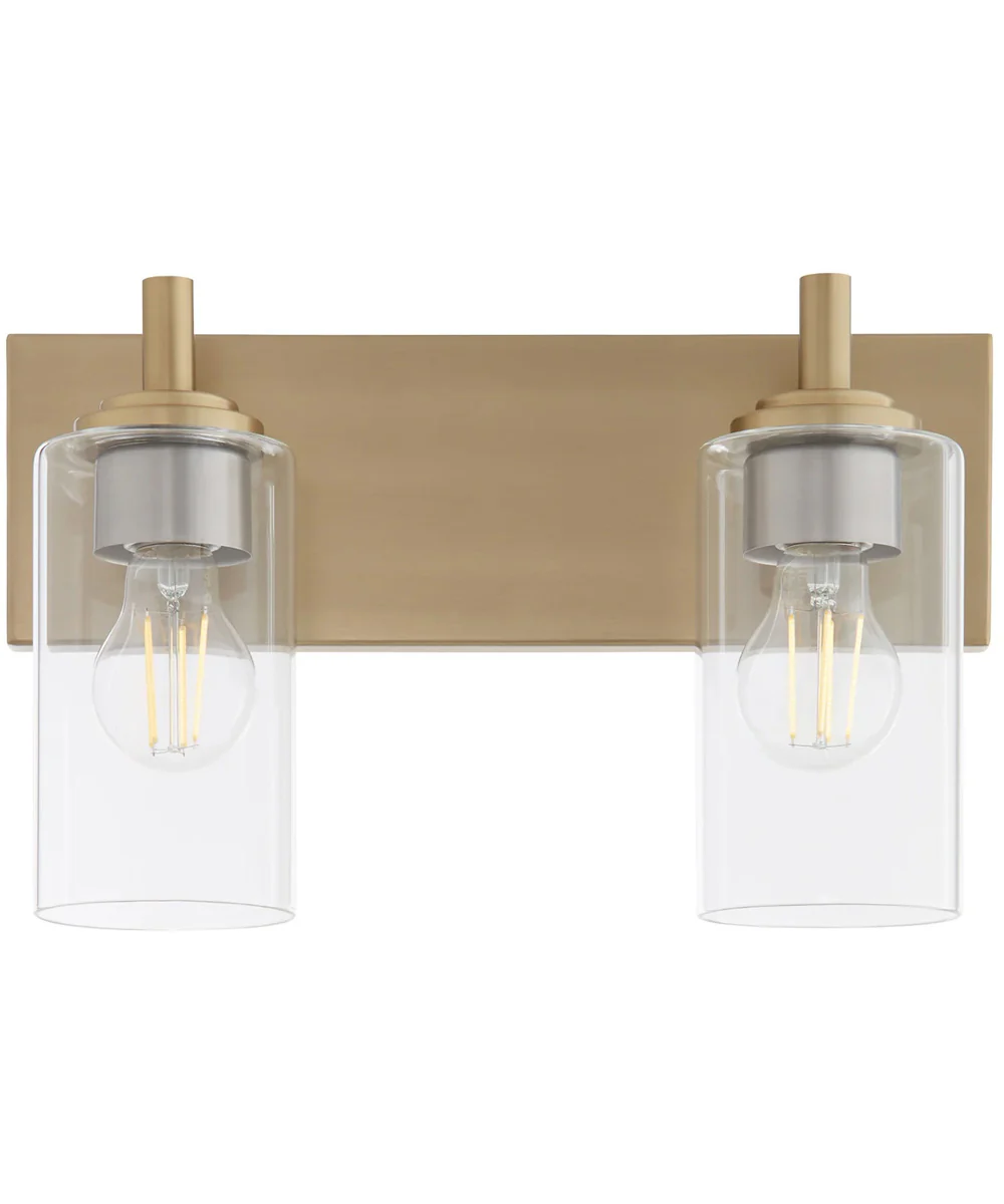Fallstaff 2-light Bath Vanity Light Aged Brass - Image 4