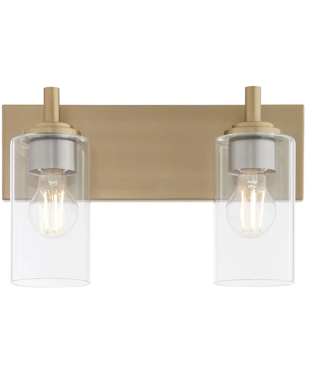 Fallstaff 2-light Bath Vanity Light Aged Brass - Image 5