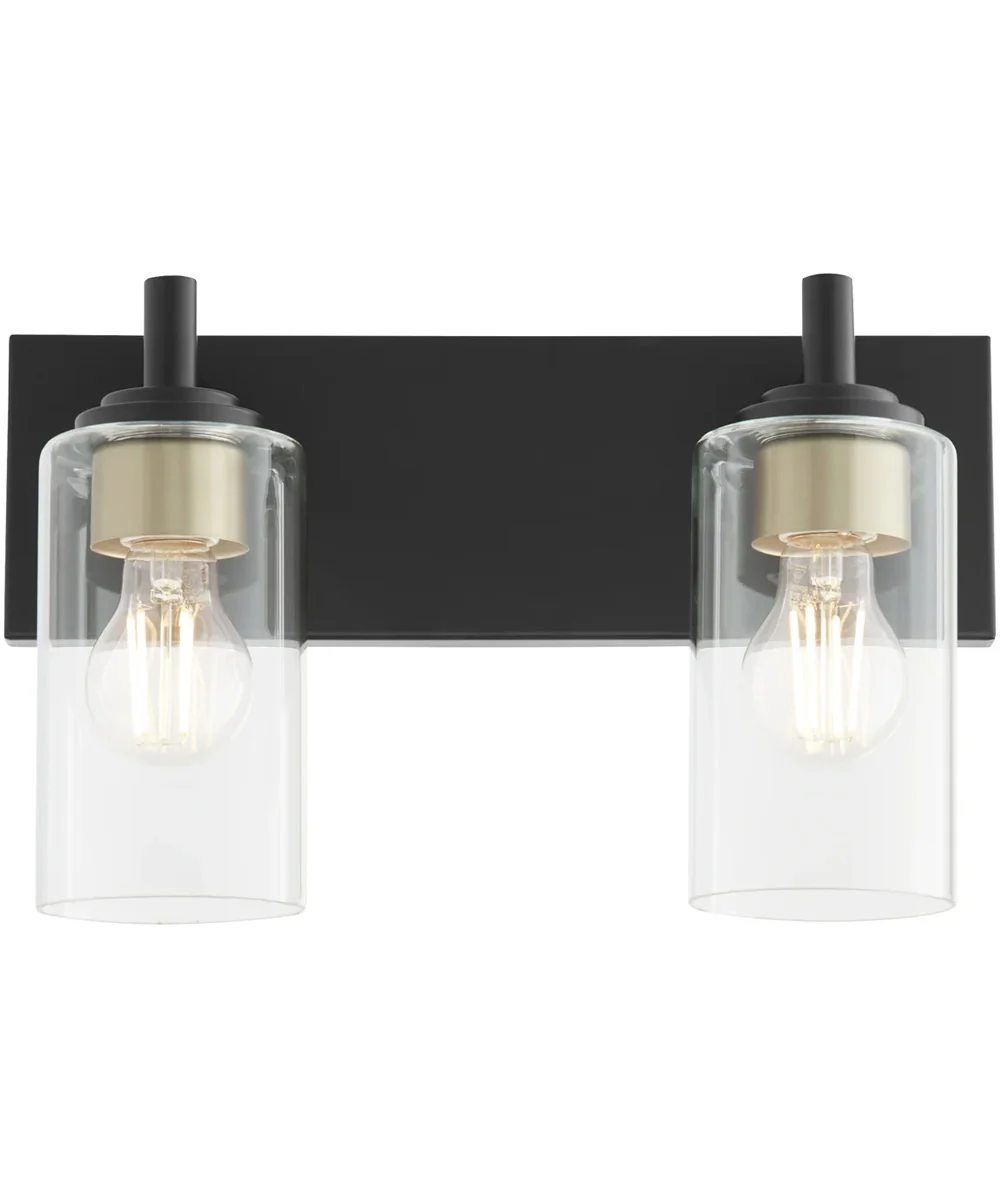 Fallstaff 2-light Bath Vanity Light Matte Black - Image 8